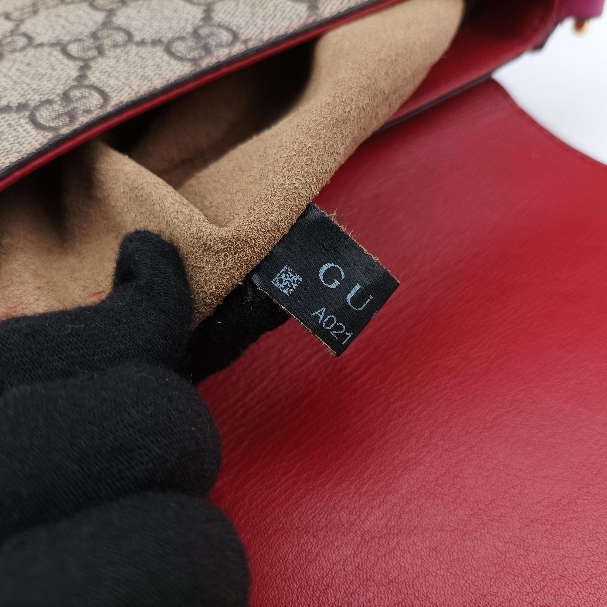 GG Supreme Padlock Beige×Red×Multicolour PVC coated canvas×Leather 453189 A021069765GG スプリーム パドロック ベージュ×レッド×マルチカラー PVCコーティングキャンバス×レザー 453189 A021069765