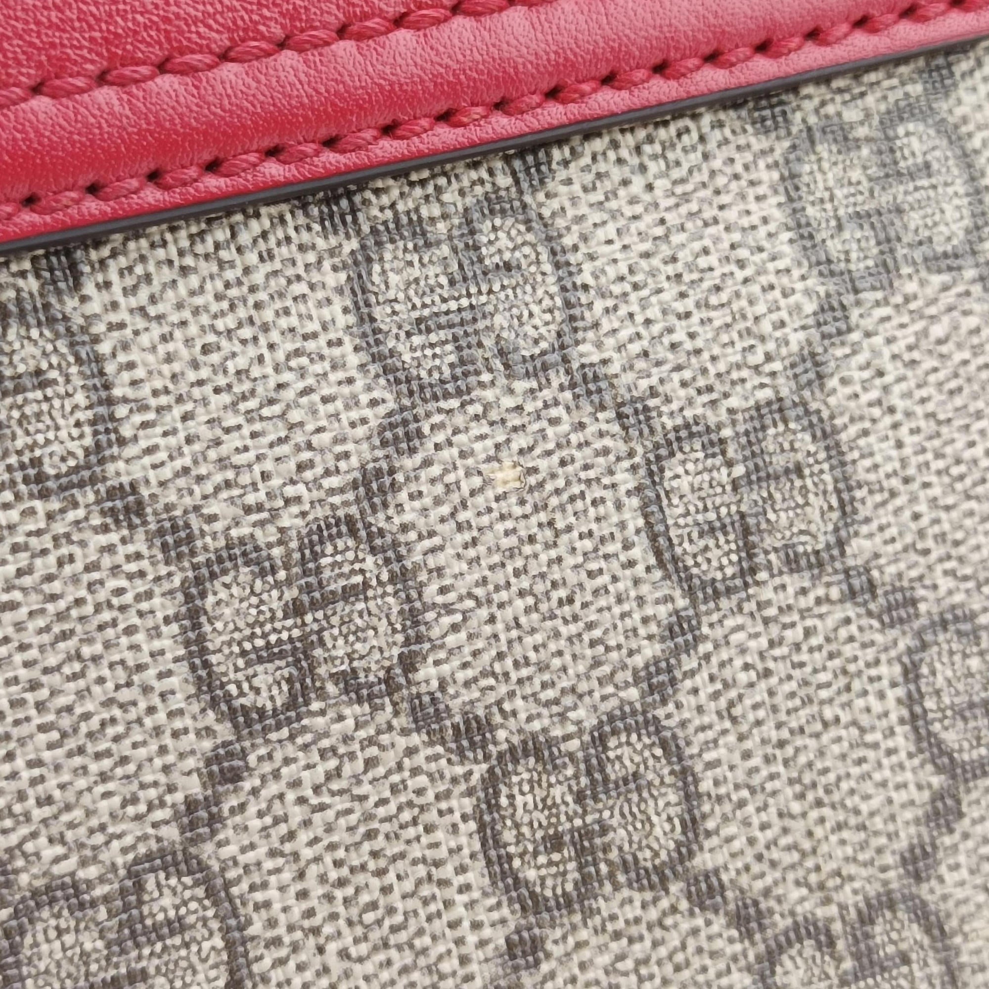 GG Supreme Padlock Beige×Red×Multicolour PVC coated canvas×Leather 453189 A021069765GG スプリーム パドロック ベージュ×レッド×マルチカラー PVCコーティングキャンバス×レザー 453189 A021069765