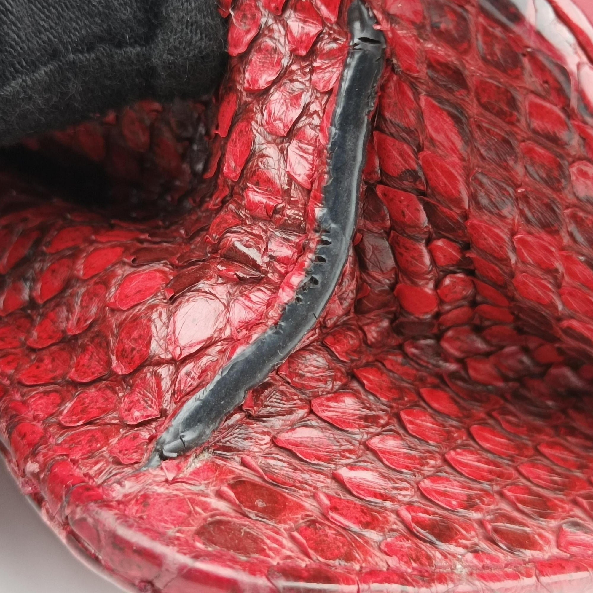 GG Marmont Red snakeskin 488426 GGマーモント レッド ヘビ革 488426