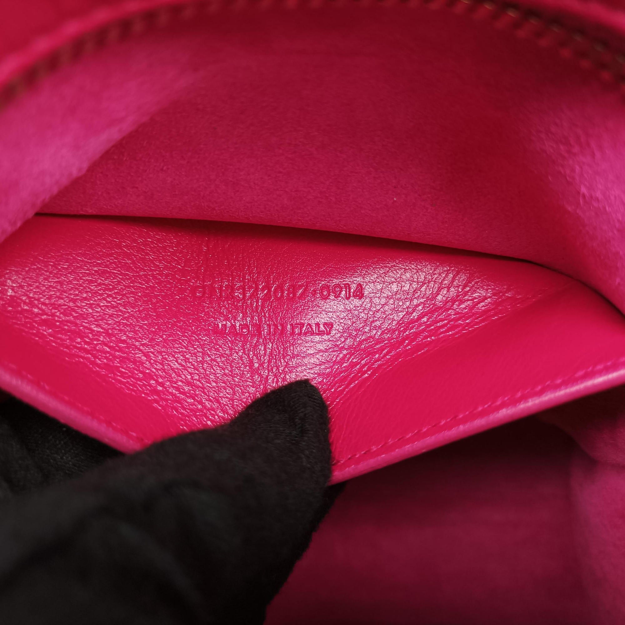 baby cabas Rose Leather 372087 GNR372087.0914ベイビーカバス ローズ レッド レザー 372087 GNR372087.0914