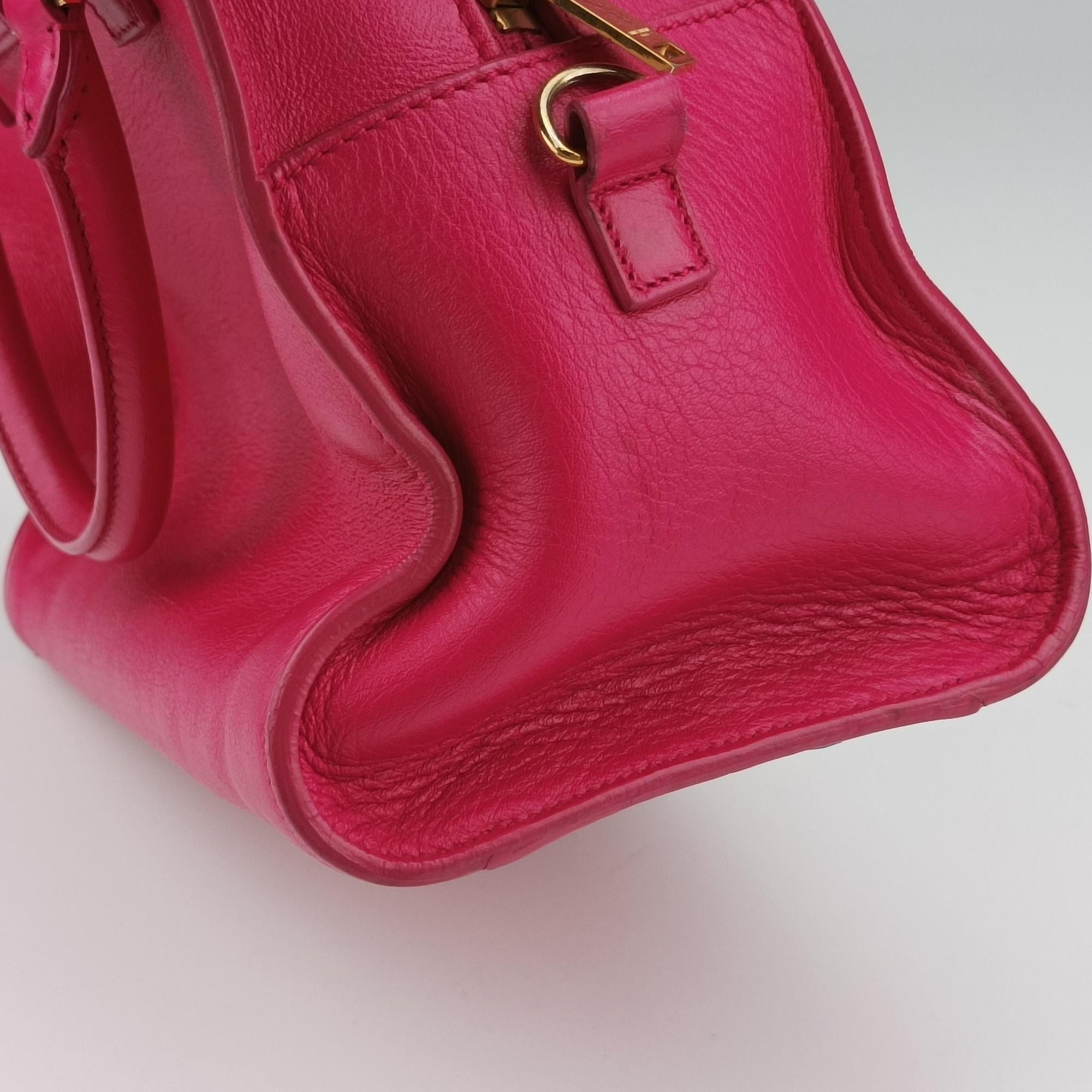 baby cabas Rose Leather 372087 GNR372087.0914ベイビーカバス ローズ レッド レザー 372087 GNR372087.0914