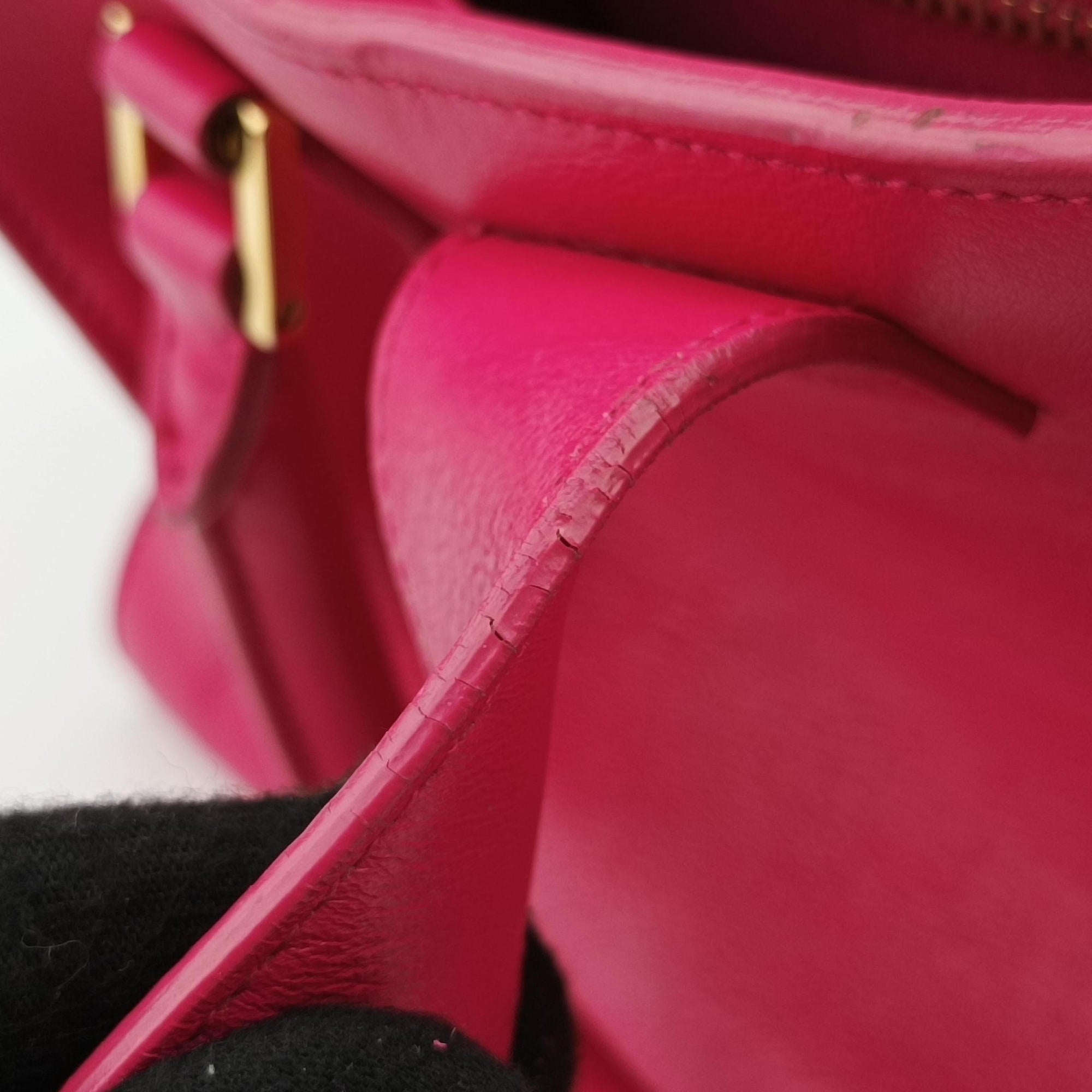 baby cabas Rose Leather 372087 GNR372087.0914ベイビーカバス ローズ レッド レザー 372087 GNR372087.0914