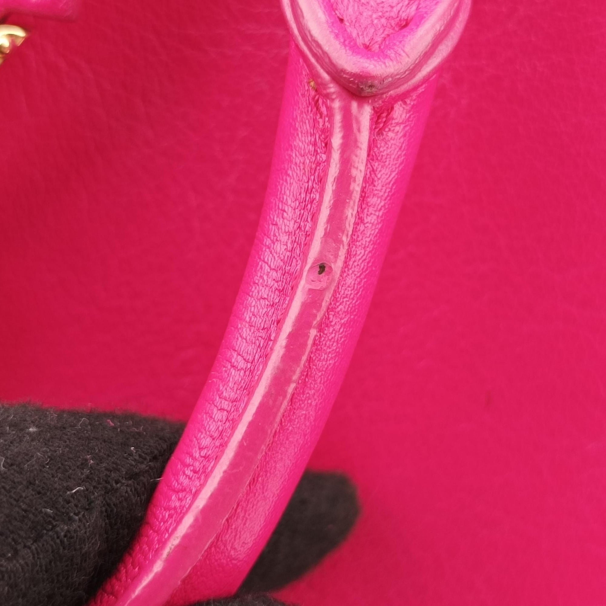baby cabas Rose Leather 372087 GNR372087.0914ベイビーカバス ローズ レッド レザー 372087 GNR372087.0914