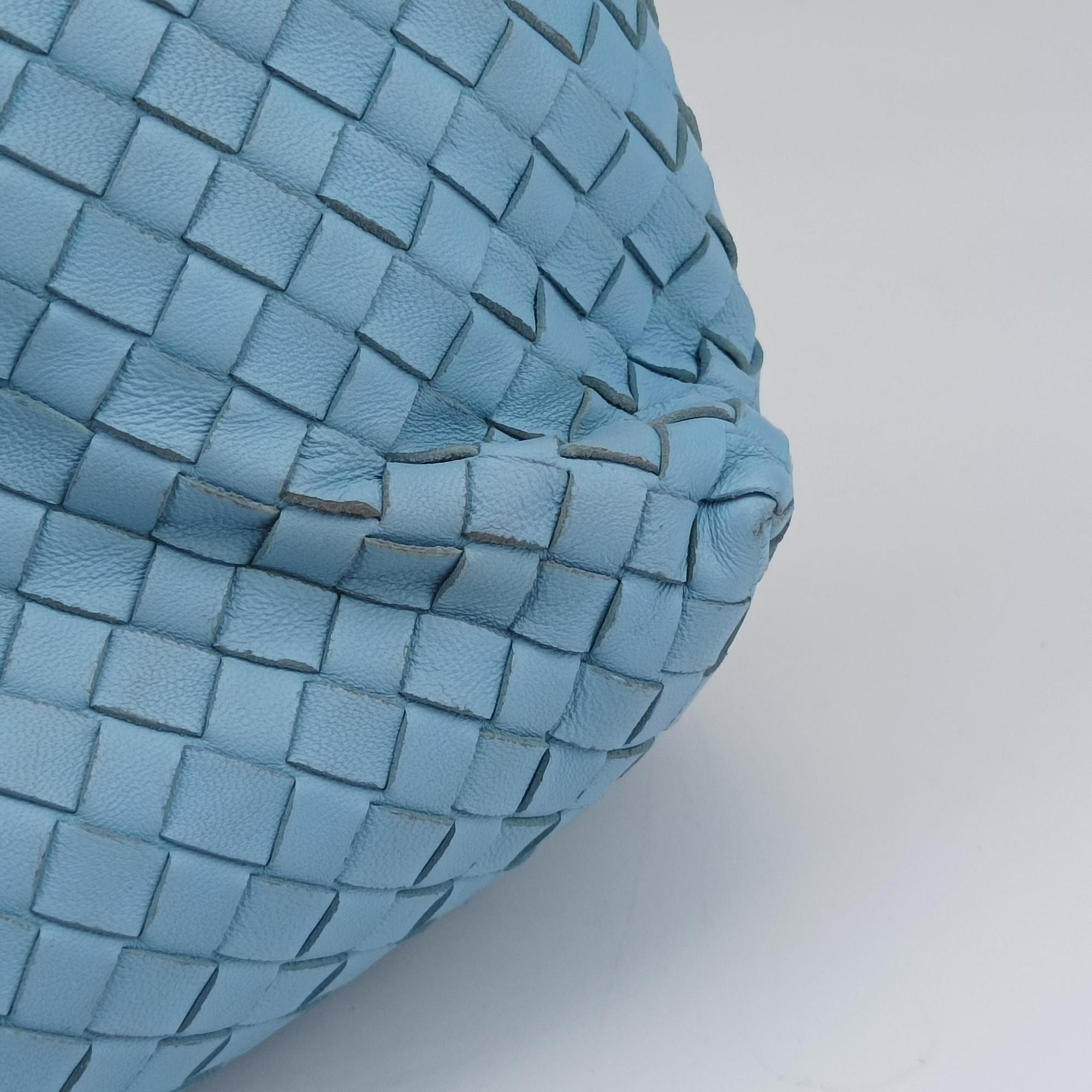 Intrecciato Olimpia Blue lambskin B03387877Bイントレチャート オリンピア ブルー ラムスキン B03387877B