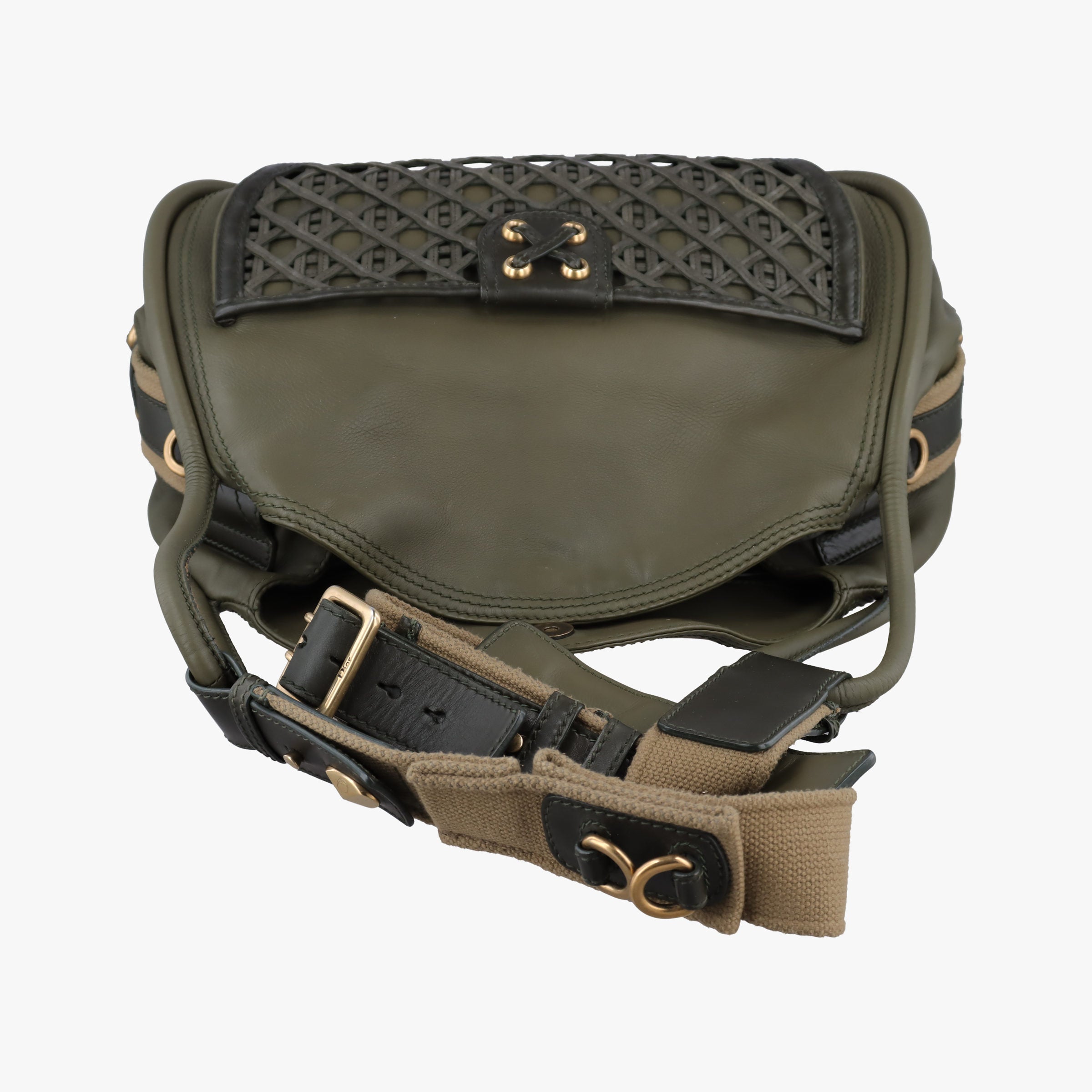 Lattice Messenger Green leather 13-MA-0150ラティスメッセンジャー グリーン レザー 13-MA-0150
