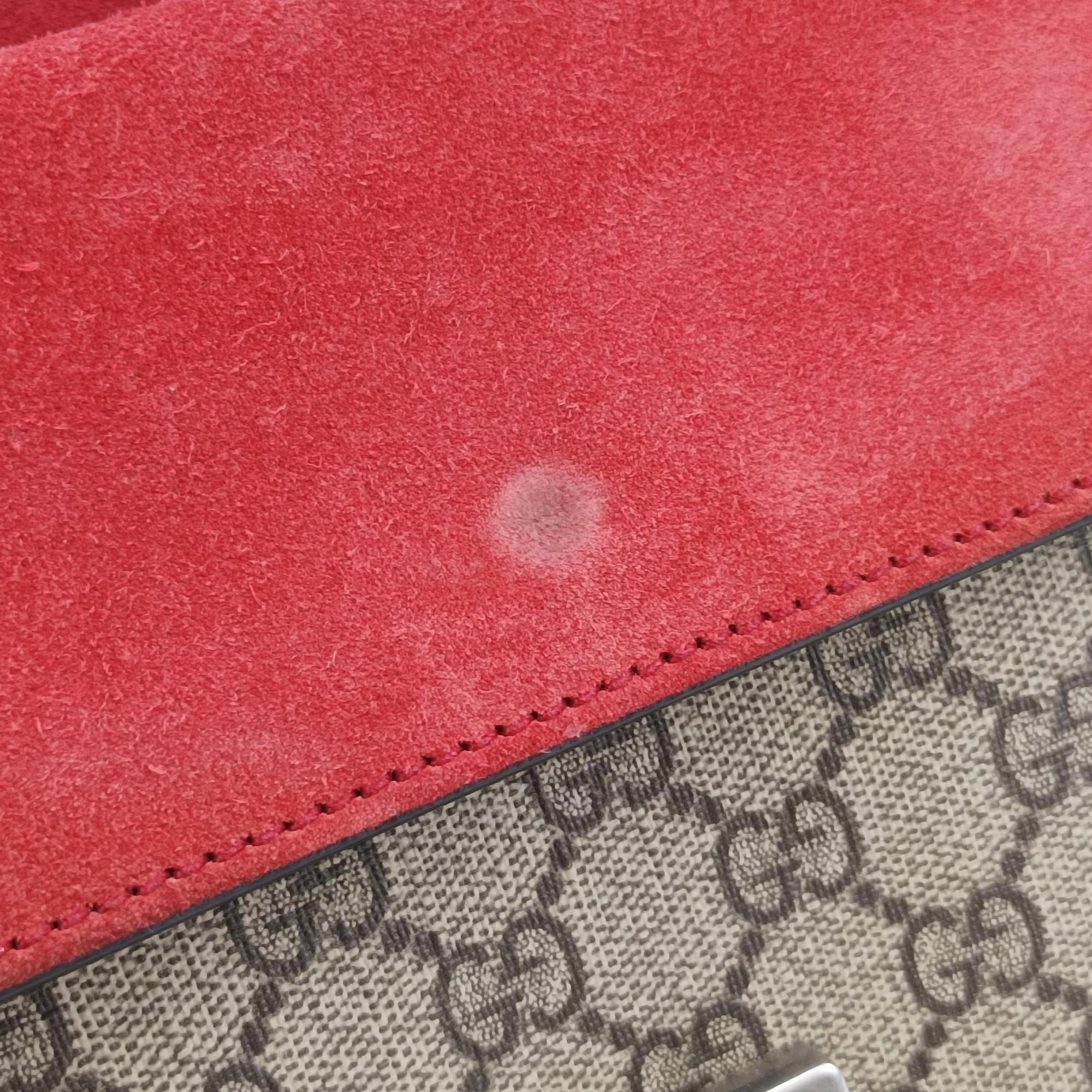 Dionysus beige×red PVC coated canvas×suede 421970 B026627008ディオニュソス ベージュ×レッド PVCコーティングキャンバス×スエード 421970 B026627008