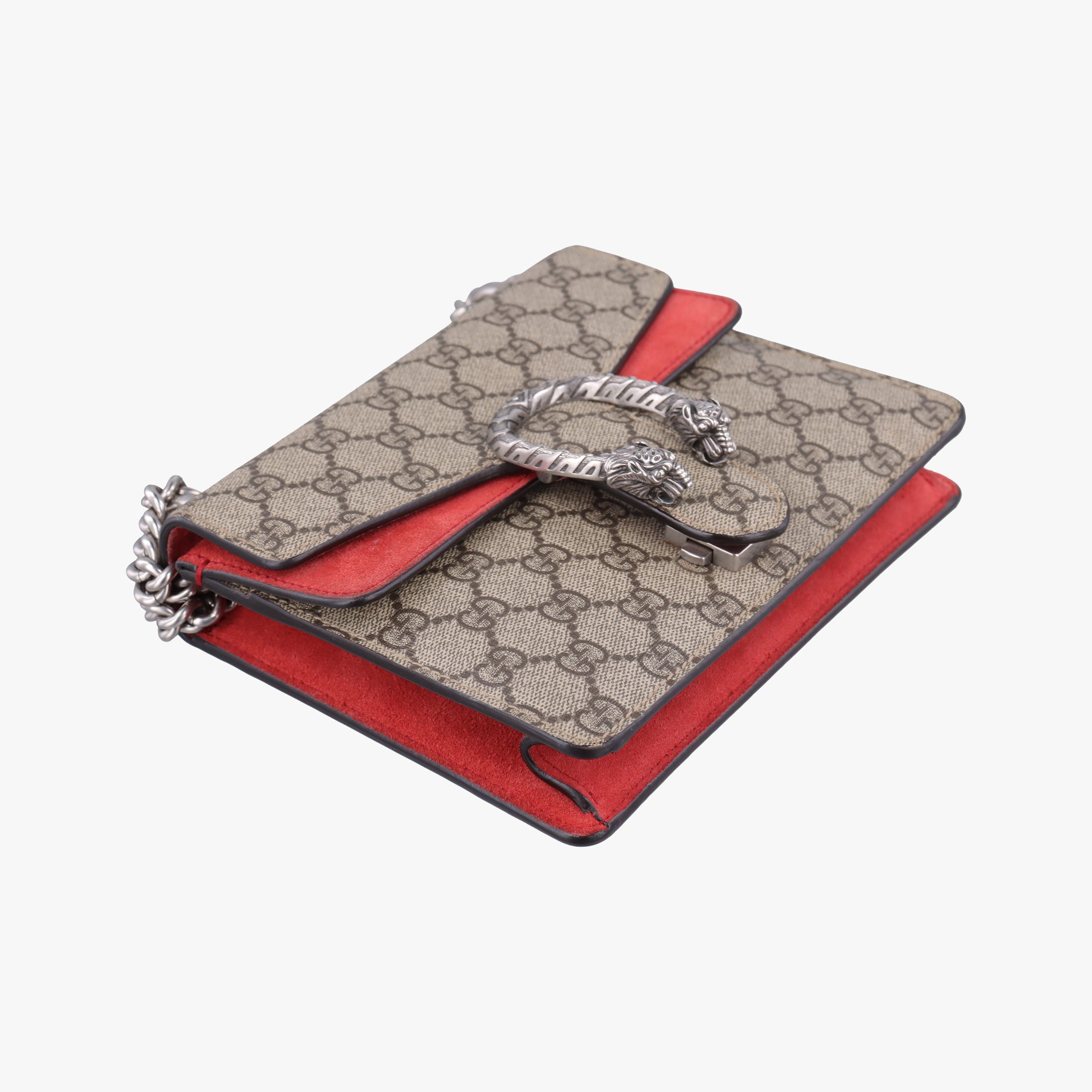 Dionysus beige×red PVC coated canvas×suede 421970 B026627008ディオニュソス ベージュ×レッド PVCコーティングキャンバス×スエード 421970 B026627008