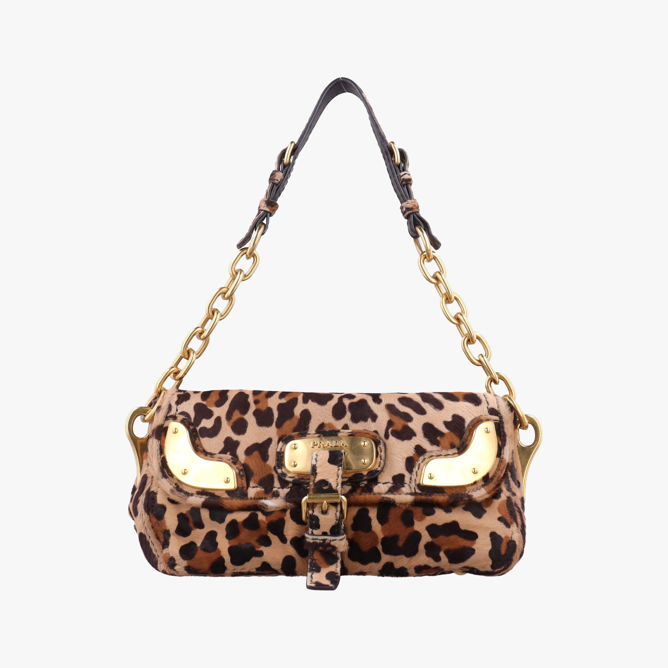 Leopard Print Brown×Multicolour ponyhair 123レオパード プリント ブラウン×マルチカラー ハラコ 123