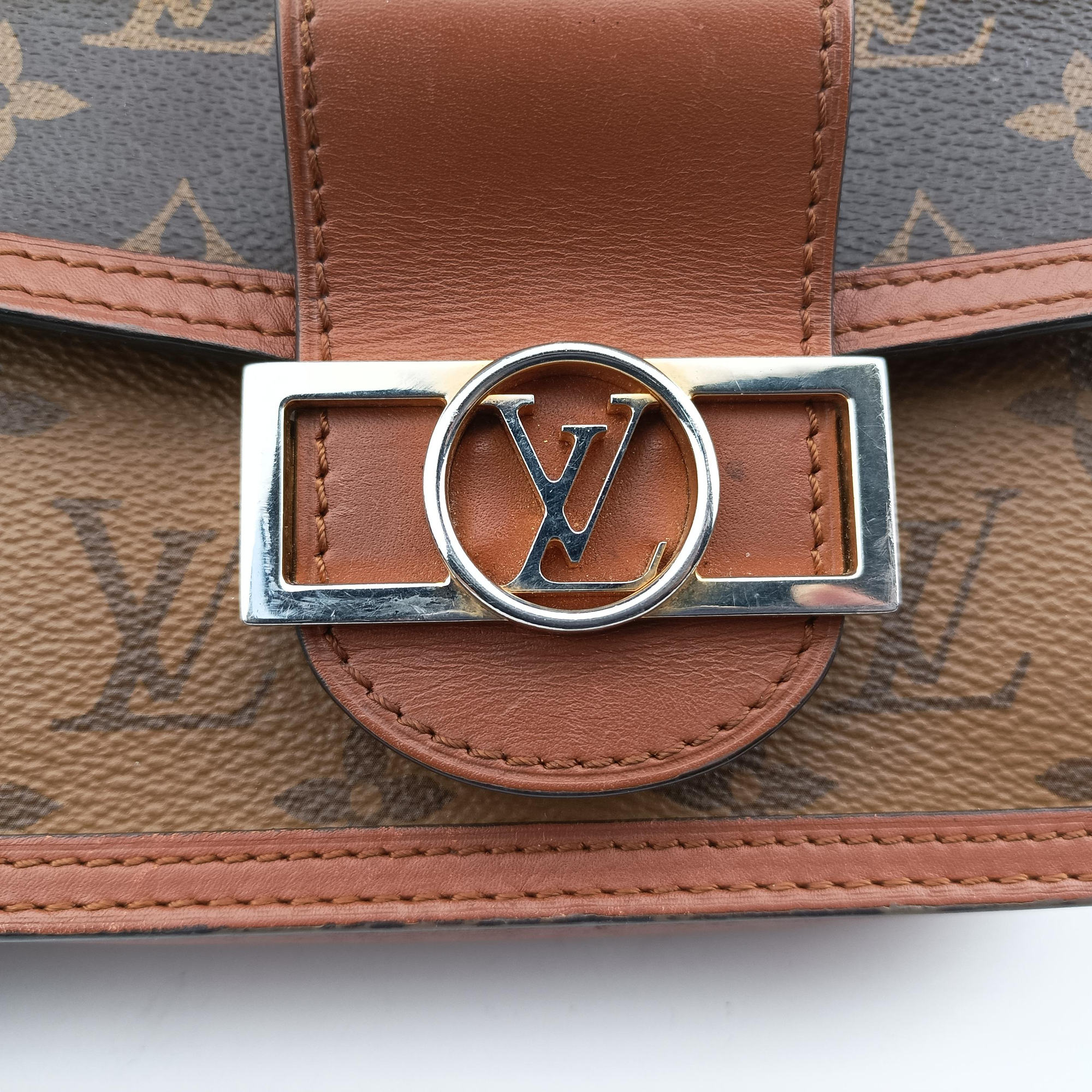Portefeuille Dauphine Brown Monogram Reverse M68746 SP4129ポルトフォイユ ドーフィーヌ モノグラム/ブラウン モノグラム リバース M68746 SP4129