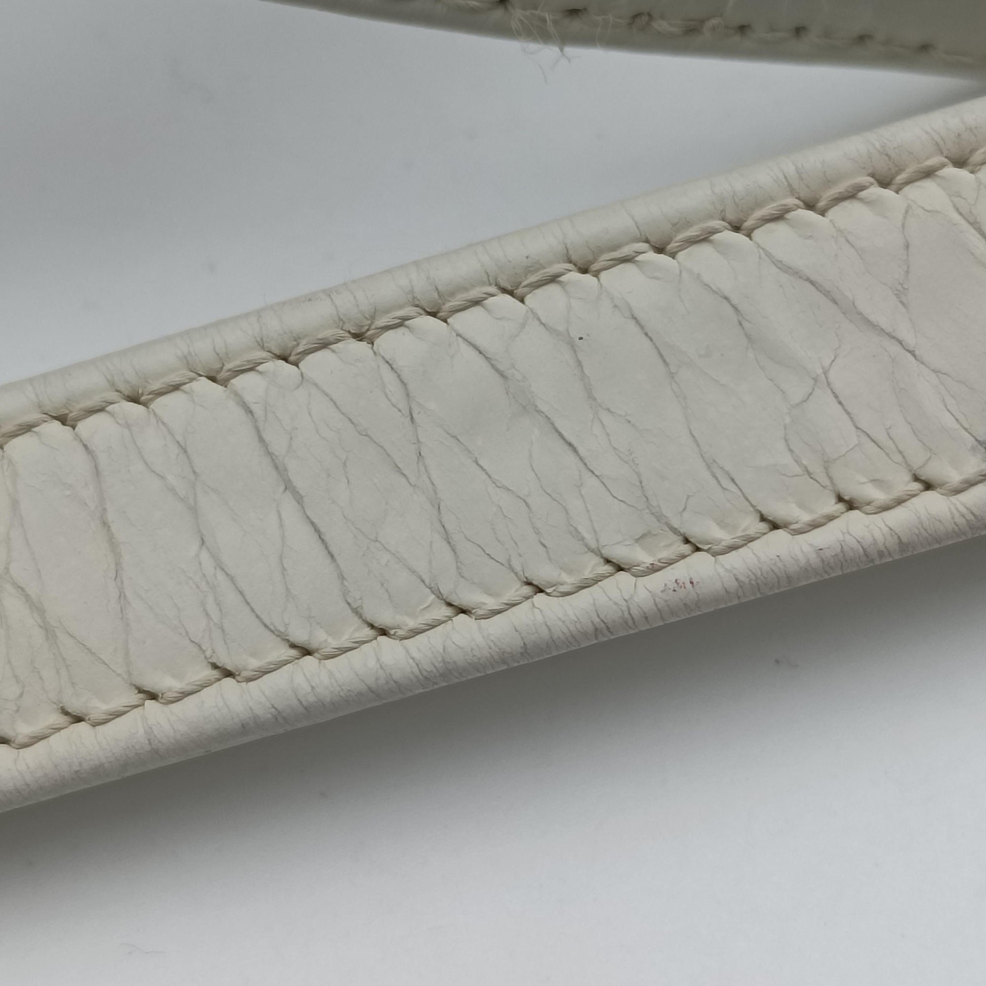 Mademoiselle Bowling White Leather A66868 15744670マドモアゼル ボーリング ホワイト レザー A66868 15744670