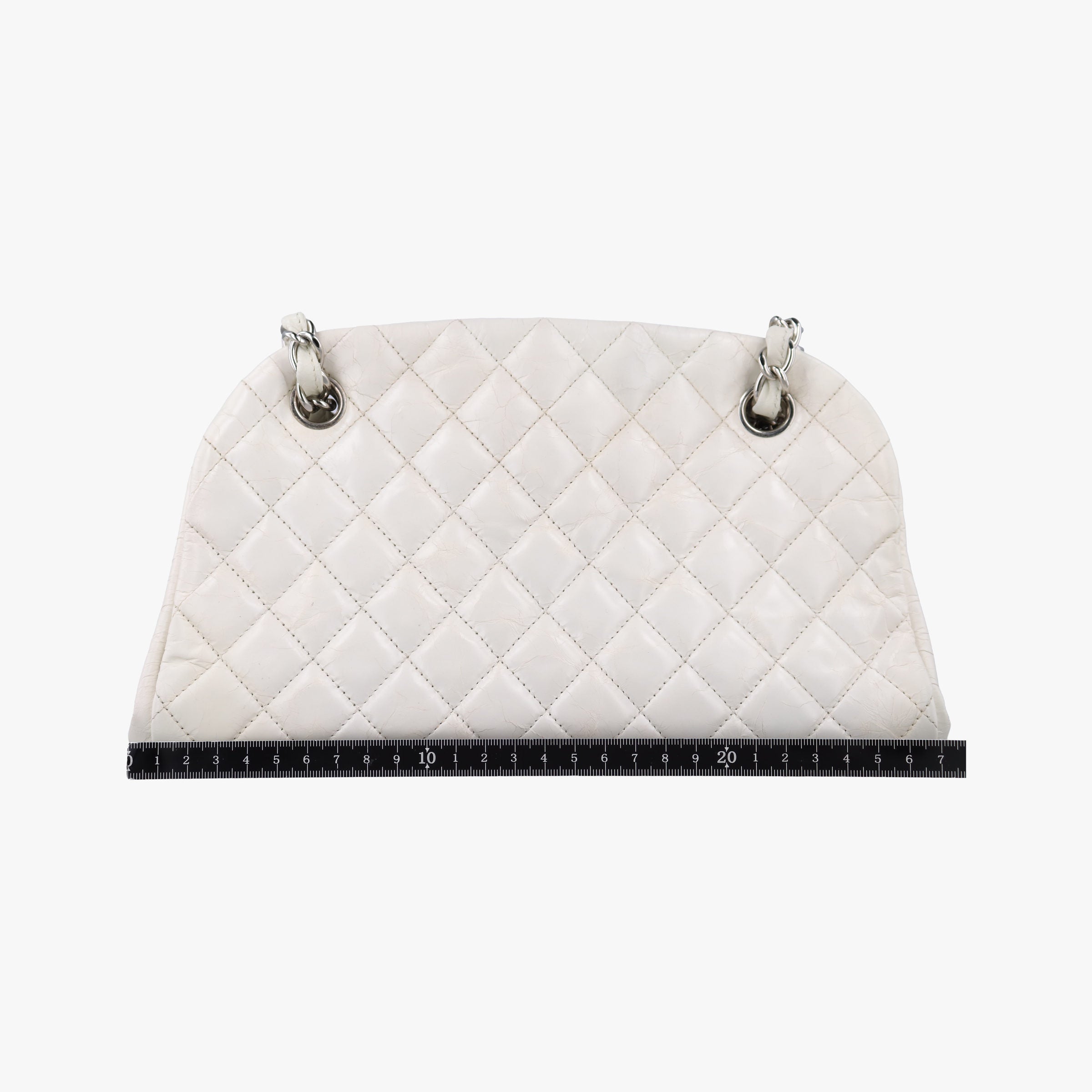 Mademoiselle Bowling White Leather A66868 15744670マドモアゼル ボーリング ホワイト レザー A66868 15744670