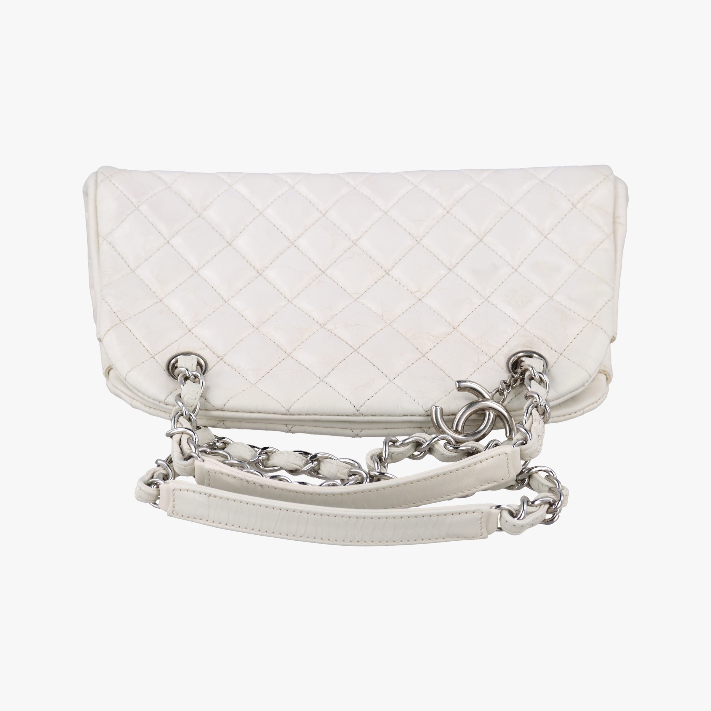Mademoiselle Bowling White Leather A66868 15744670マドモアゼル ボーリング ホワイト レザー A66868 15744670