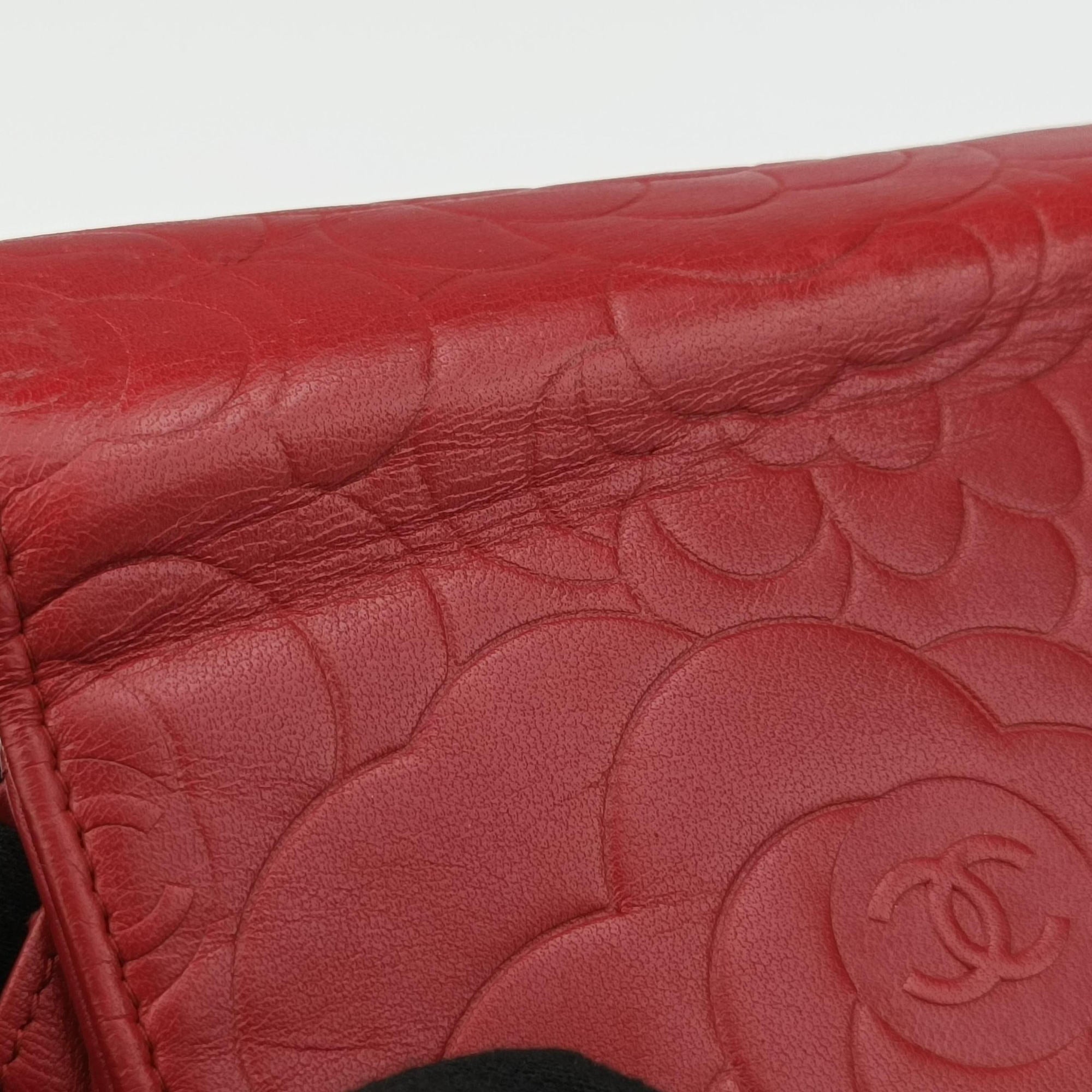 camellia Red lambskin A47421 15120760カメリア レッド ラムスキン A47421 15120760