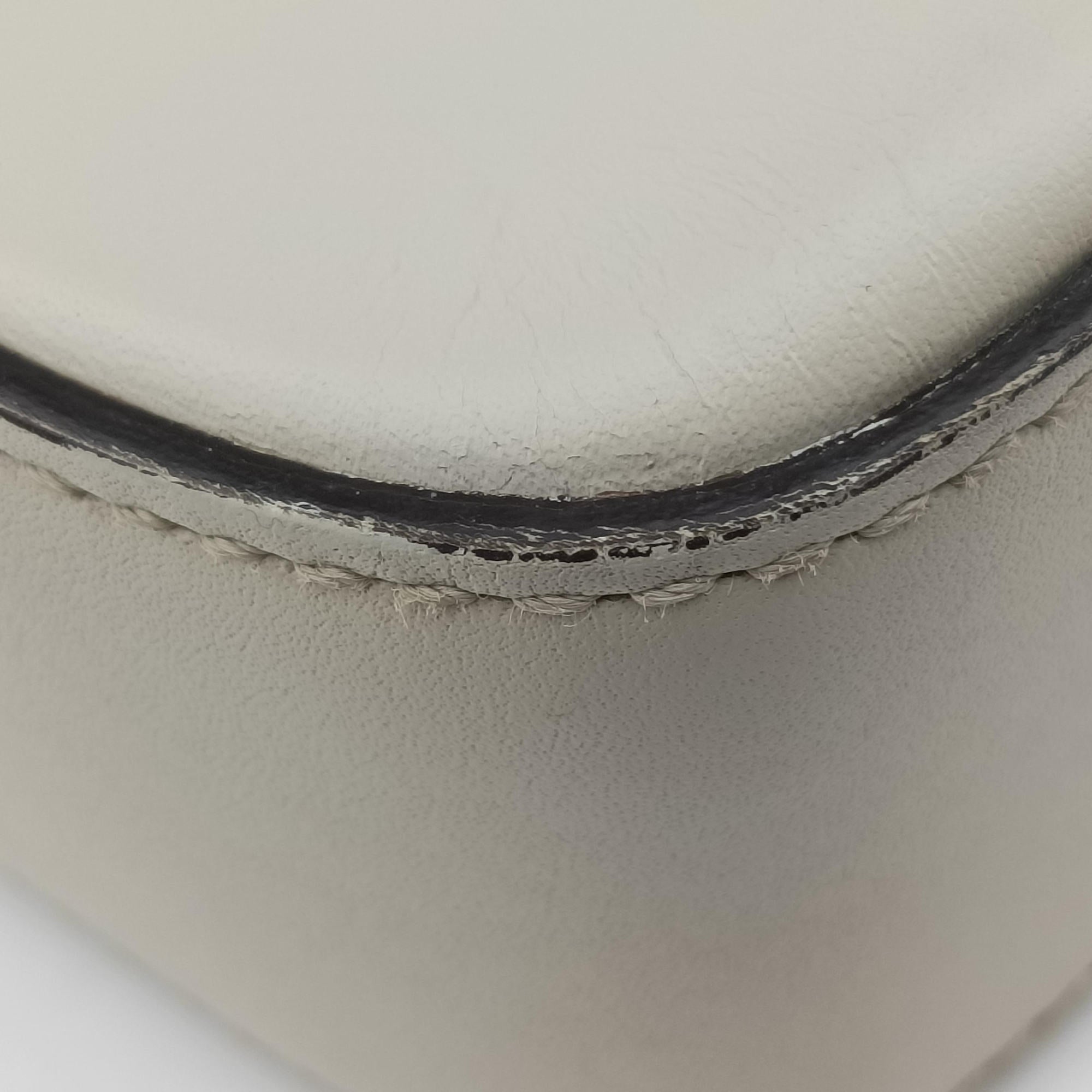 Bright Diamante White PVC coated canvas×Leather 285445 B011627009ブライトディアマンテ ホワイト PVCコーティングキャンバス×レザー 285445 B011627009