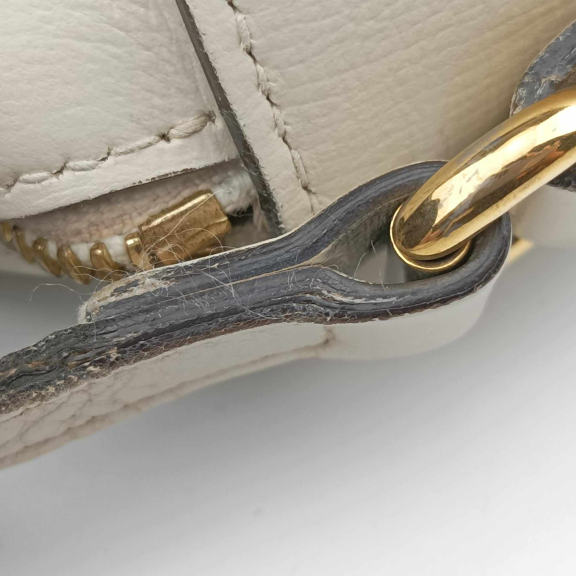 Horsebit 1955 beige×white PVC coated canvas×Leather 645454 G035414152ホースビット 1955 ベージュ×ホワイト PVCコーティングキャンバス×レザー 645454 G035414152