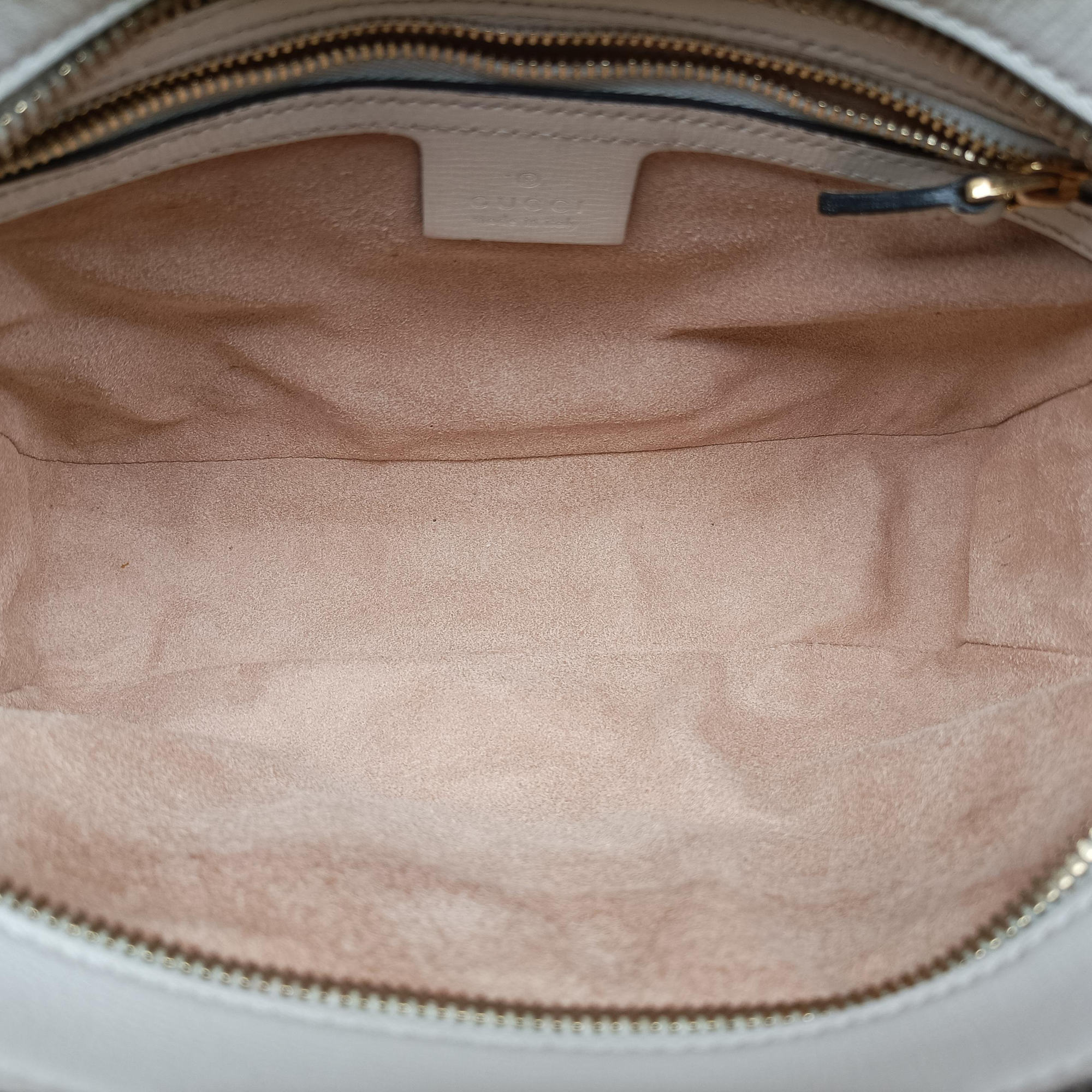 Horsebit 1955 beige×white PVC coated canvas×Leather 645454 G035414152ホースビット 1955 ベージュ×ホワイト PVCコーティングキャンバス×レザー 645454 G035414152