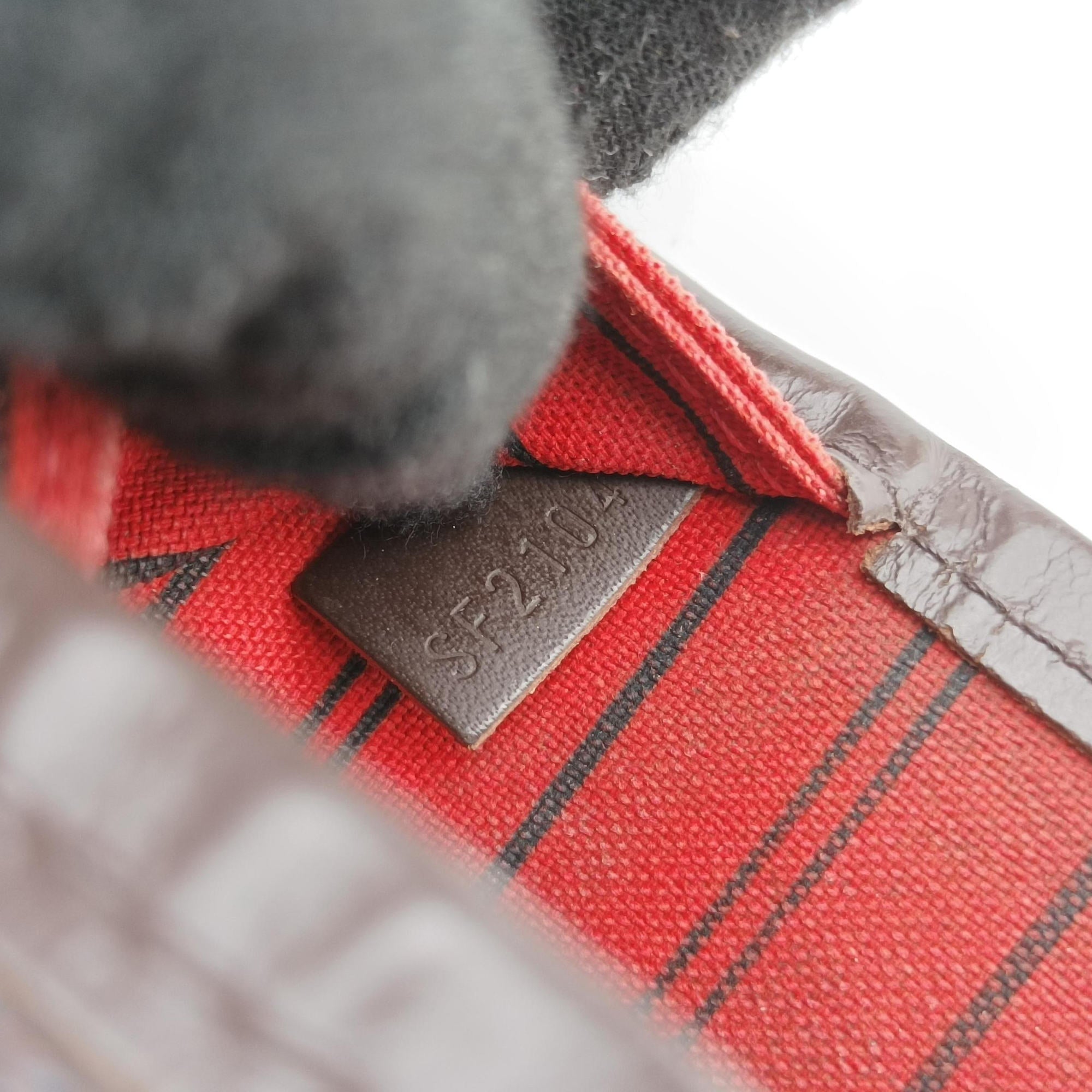 NEVERFULL MM EBENE Damier Canvas N51105 SF2104ネヴァーフルMM エベーヌ ダミエキャンバス N51105 SF2104