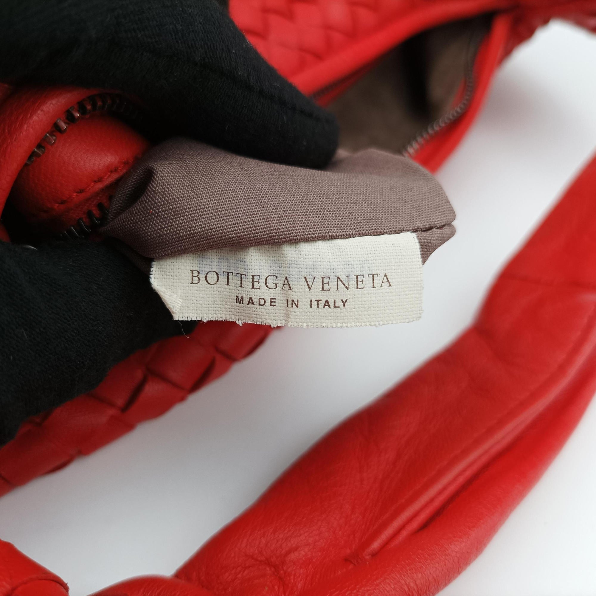 Intrecciato Red lambskin B00180493Uイントレチャート レッド ラムスキン B00180493U