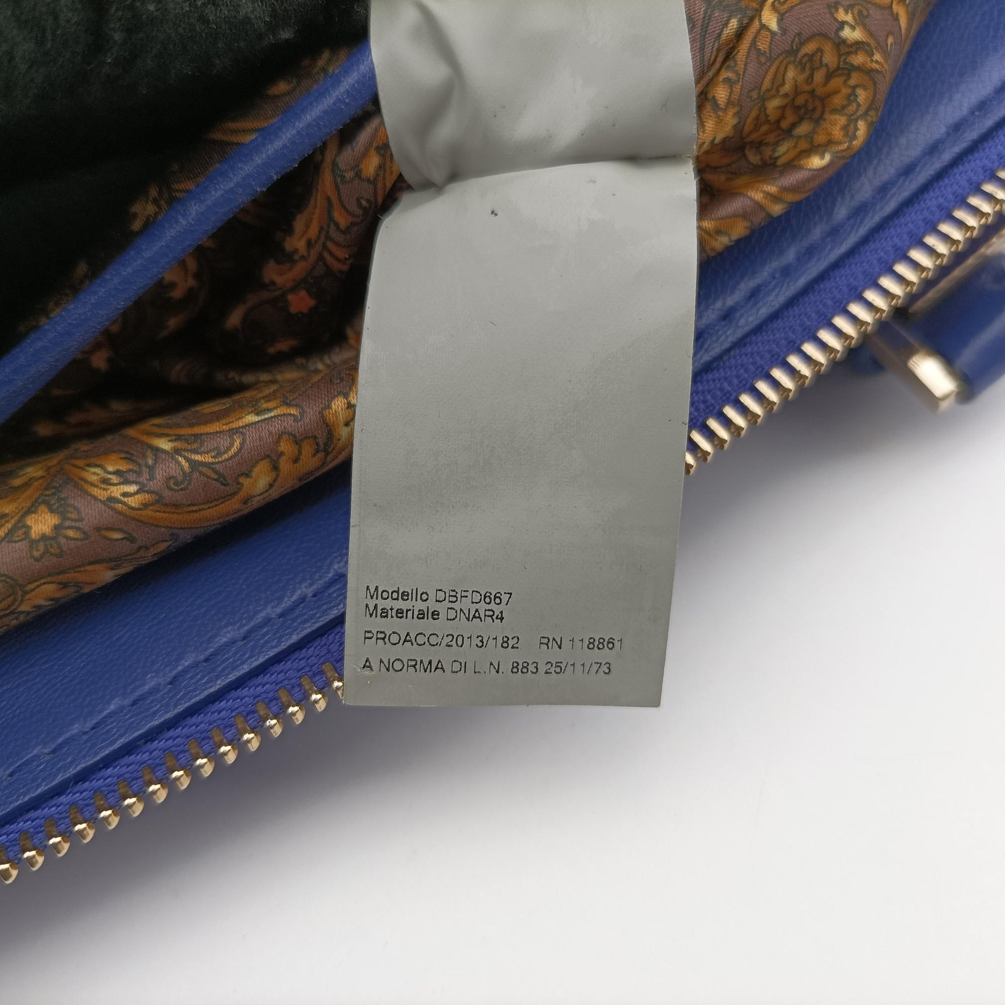 Vanitas Medusa Blue leather 007 028 494 528ヴァニタス メデューサ ブルー レザー 007 028 494 528