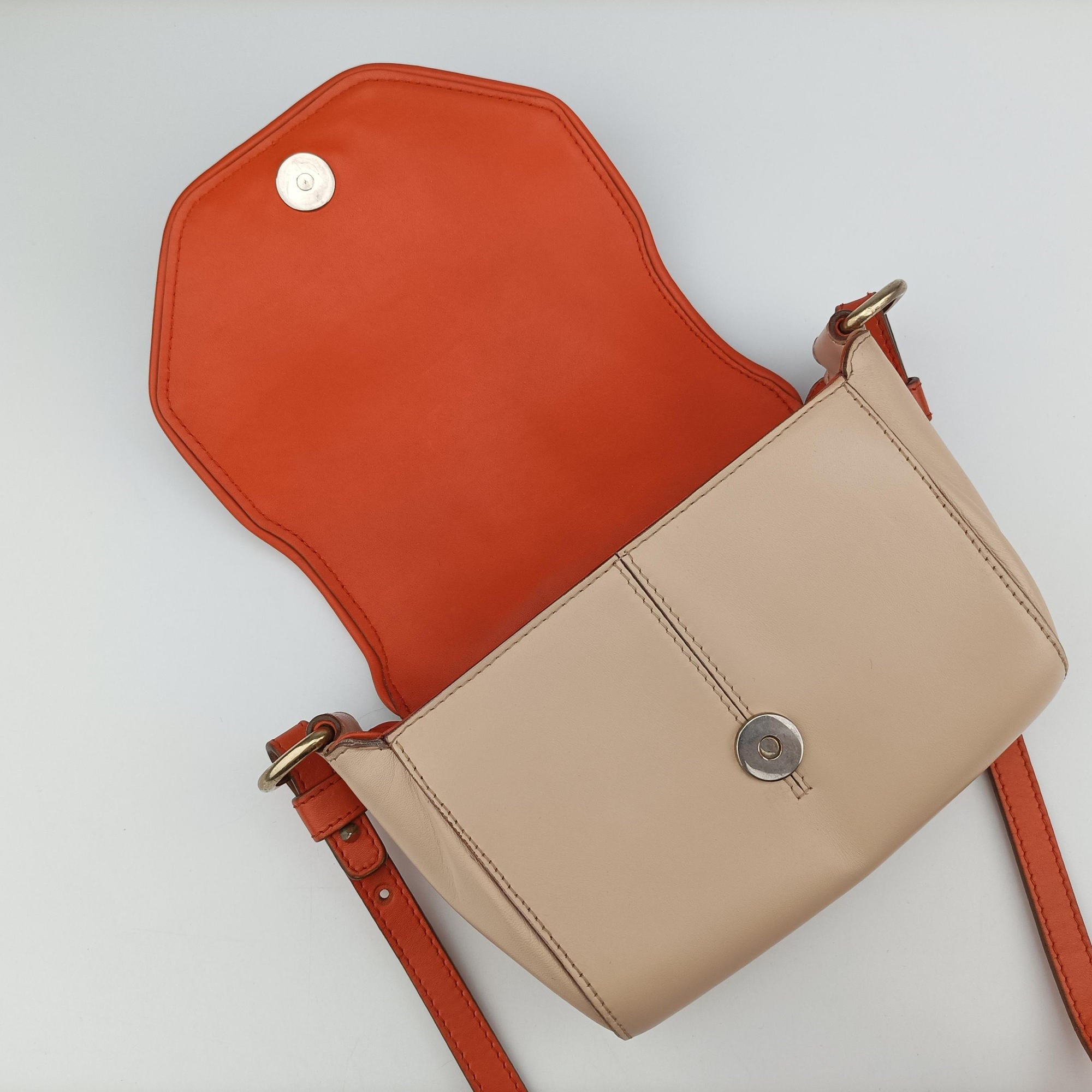 Obsedia Coney Black × Orange × Beige Leather EF1111オブセディア コニー ブラック × オレンジ × ベージュ レザー EF1111