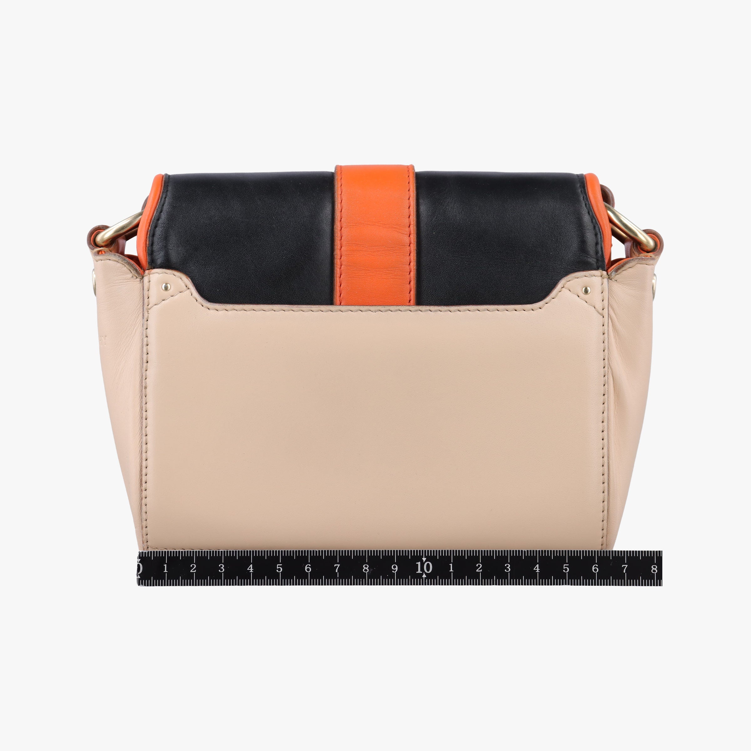 Obsedia Coney Black × Orange × Beige Leather EF1111オブセディア コニー ブラック × オレンジ × ベージュ レザー EF1111