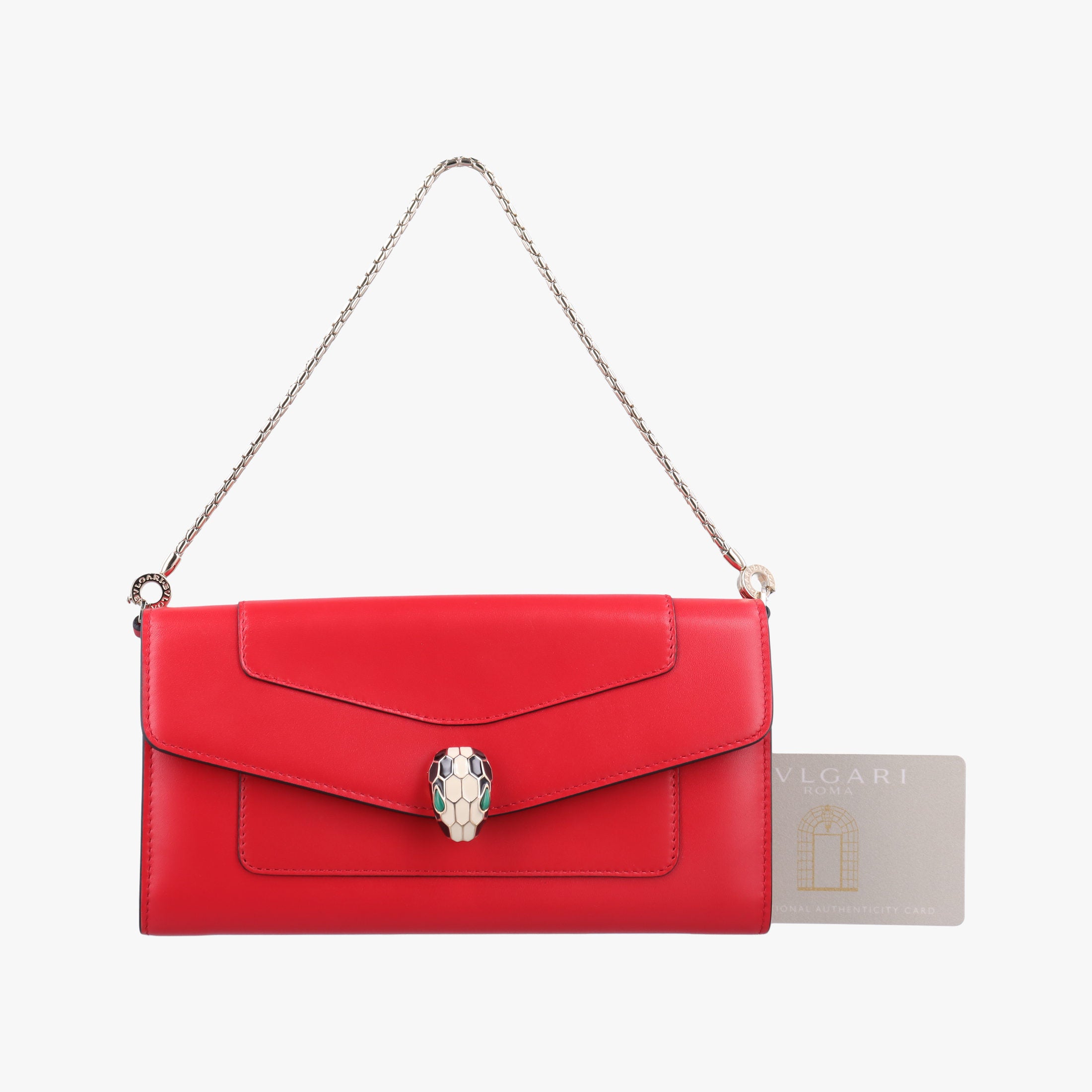 SERPENTI FOREVER Red Leather EL.A18.284918セルペンティ フォーエバー レッド レザー EL.A18.284918