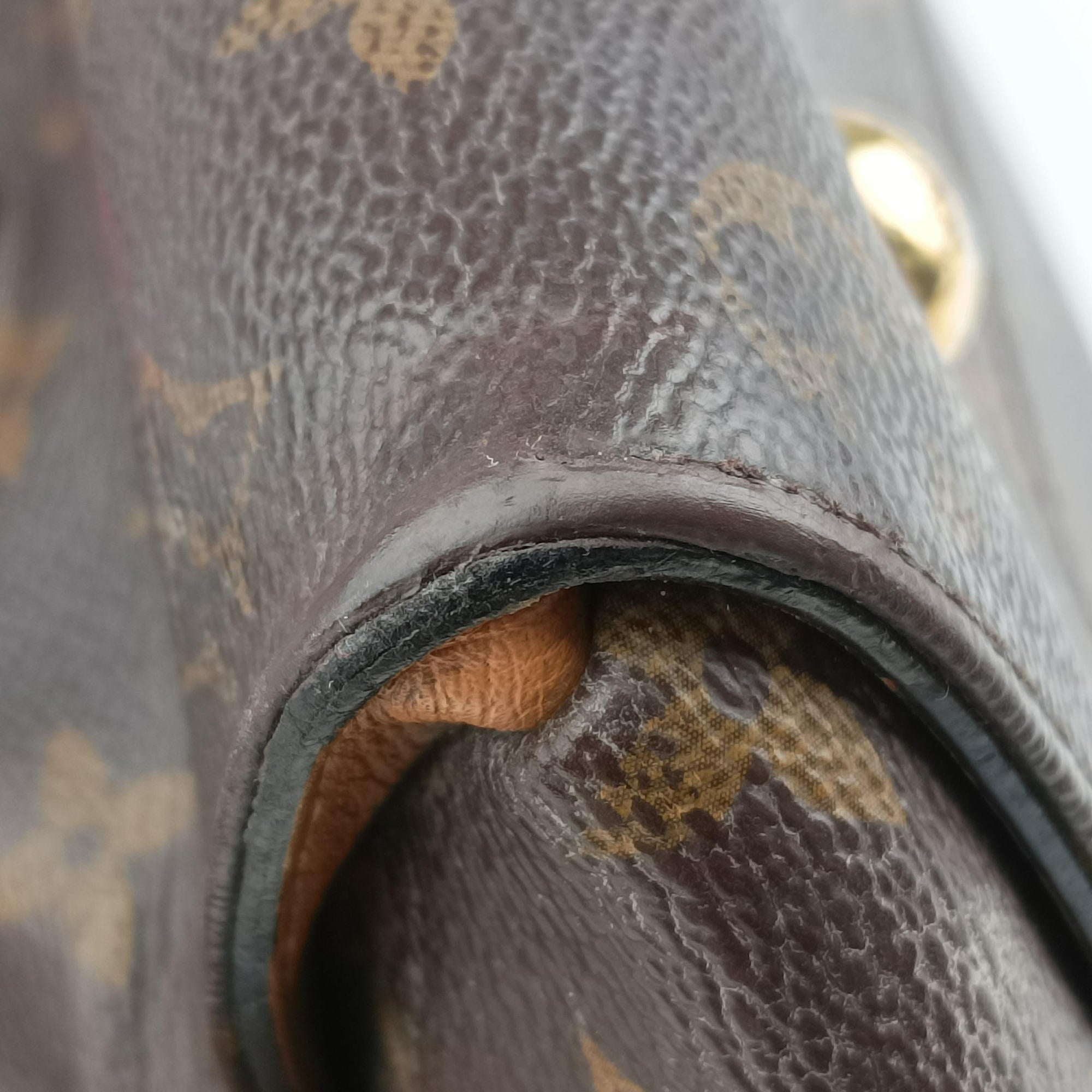 TUILERIES tote Brown×Noir×Red Monogram Canvas ácalf leather M41454 FL3177テュイルリートート モノグラム/ブラウン×ノワール×レッド モノグラムキャンバス×カーフレザー M41454 FL3177