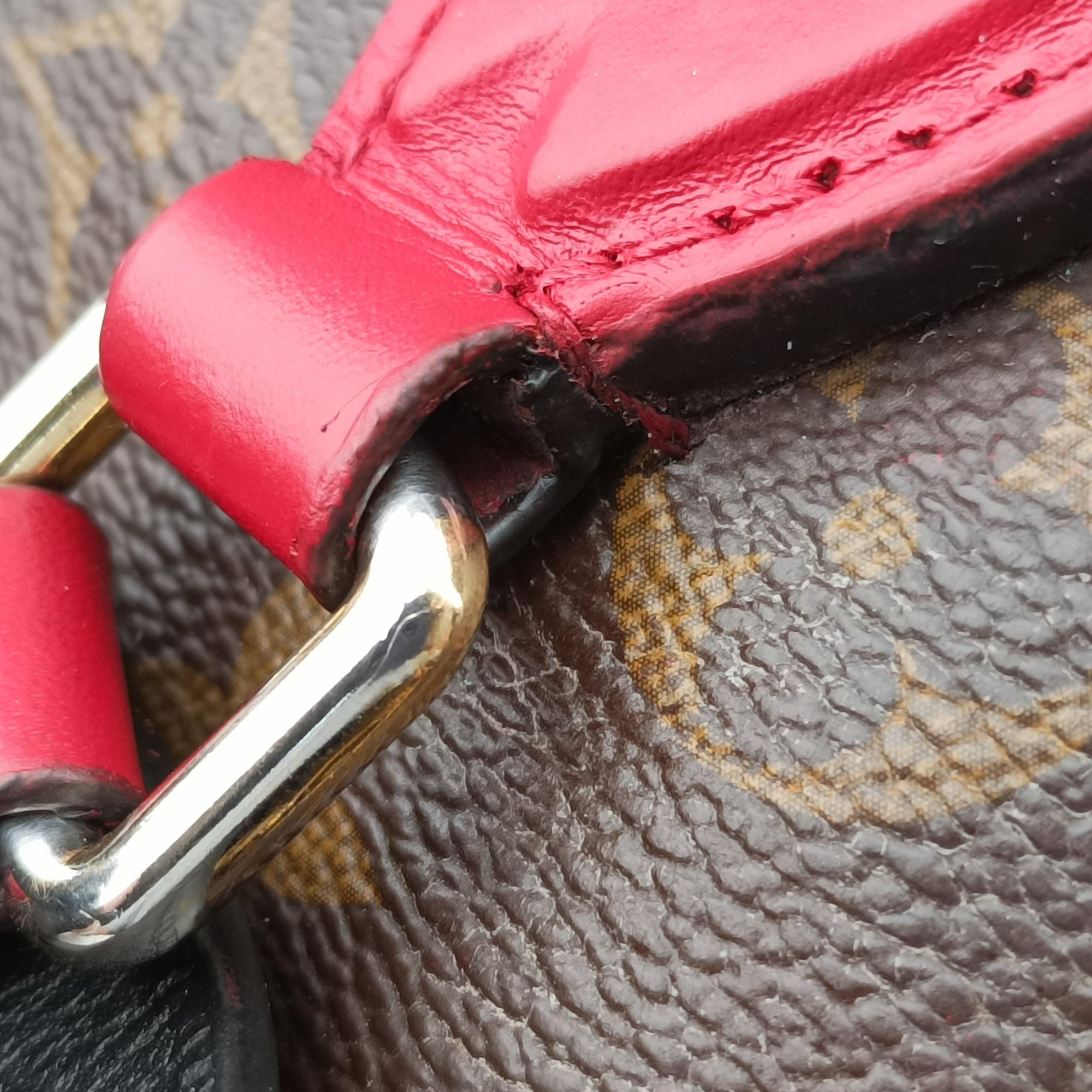 TUILERIES tote Brown×Noir×Red Monogram Canvas ácalf leather M41454 FL3177テュイルリートート モノグラム/ブラウン×ノワール×レッド モノグラムキャンバス×カーフレザー M41454 FL3177