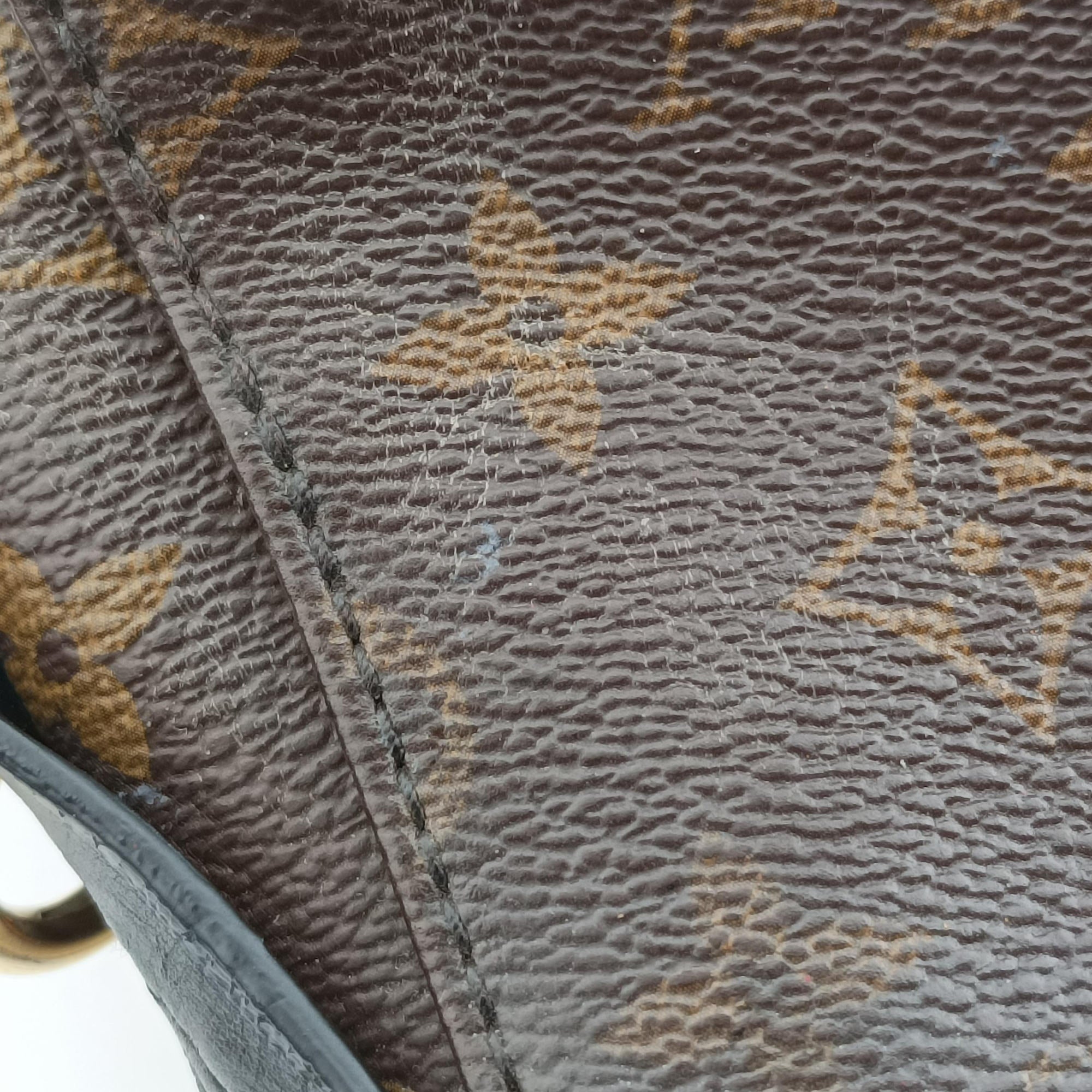 TUILERIES tote Brown×Noir×Red Monogram Canvas ácalf leather M41454 FL3177テュイルリートート モノグラム/ブラウン×ノワール×レッド モノグラムキャンバス×カーフレザー M41454 FL3177