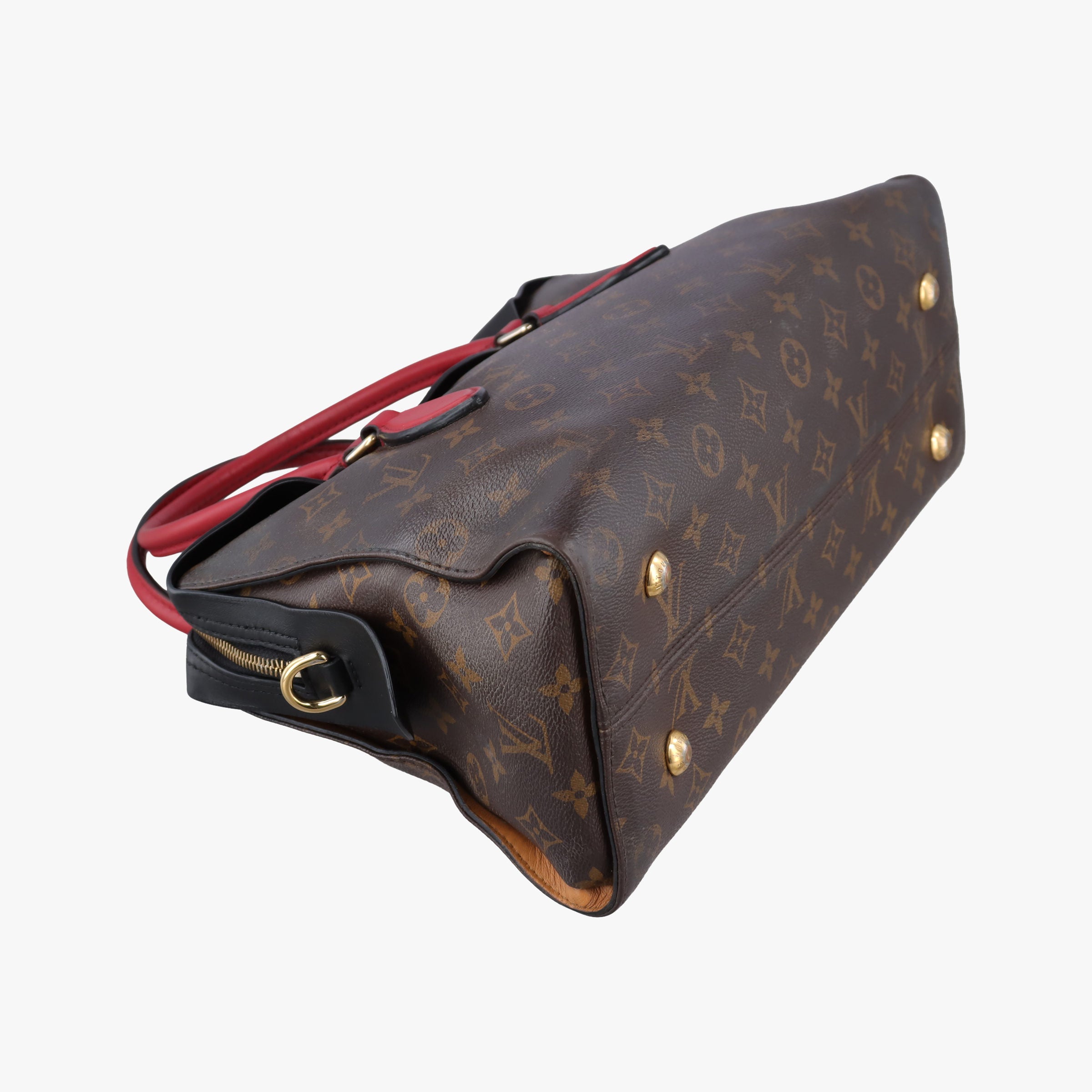 TUILERIES tote Brown×Noir×Red Monogram Canvas ácalf leather M41454 FL3177テュイルリートート モノグラム/ブラウン×ノワール×レッド モノグラムキャンバス×カーフレザー M41454 FL3177