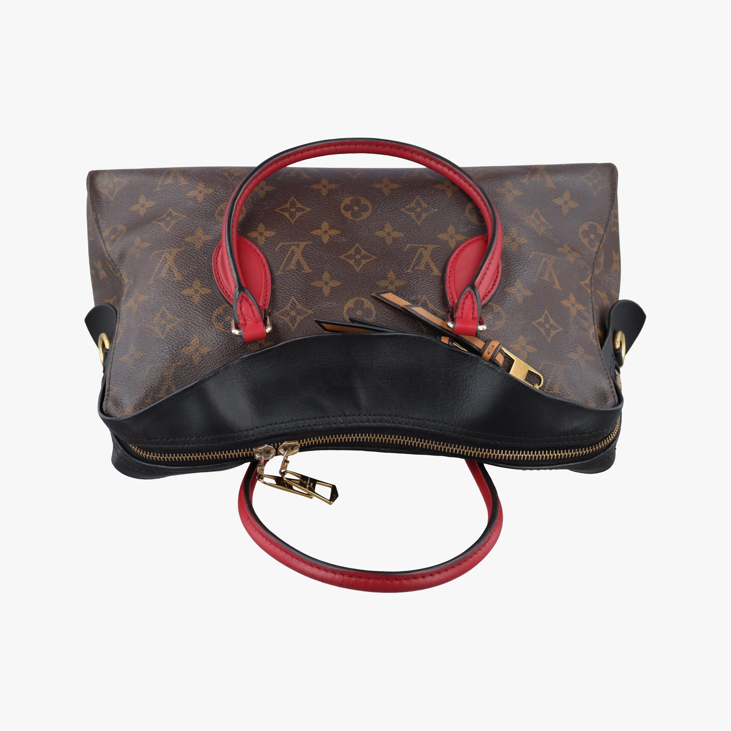 TUILERIES tote Brown×Noir×Red Monogram Canvas ácalf leather M41454 FL3177テュイルリートート モノグラム/ブラウン×ノワール×レッド モノグラムキャンバス×カーフレザー M41454 FL3177