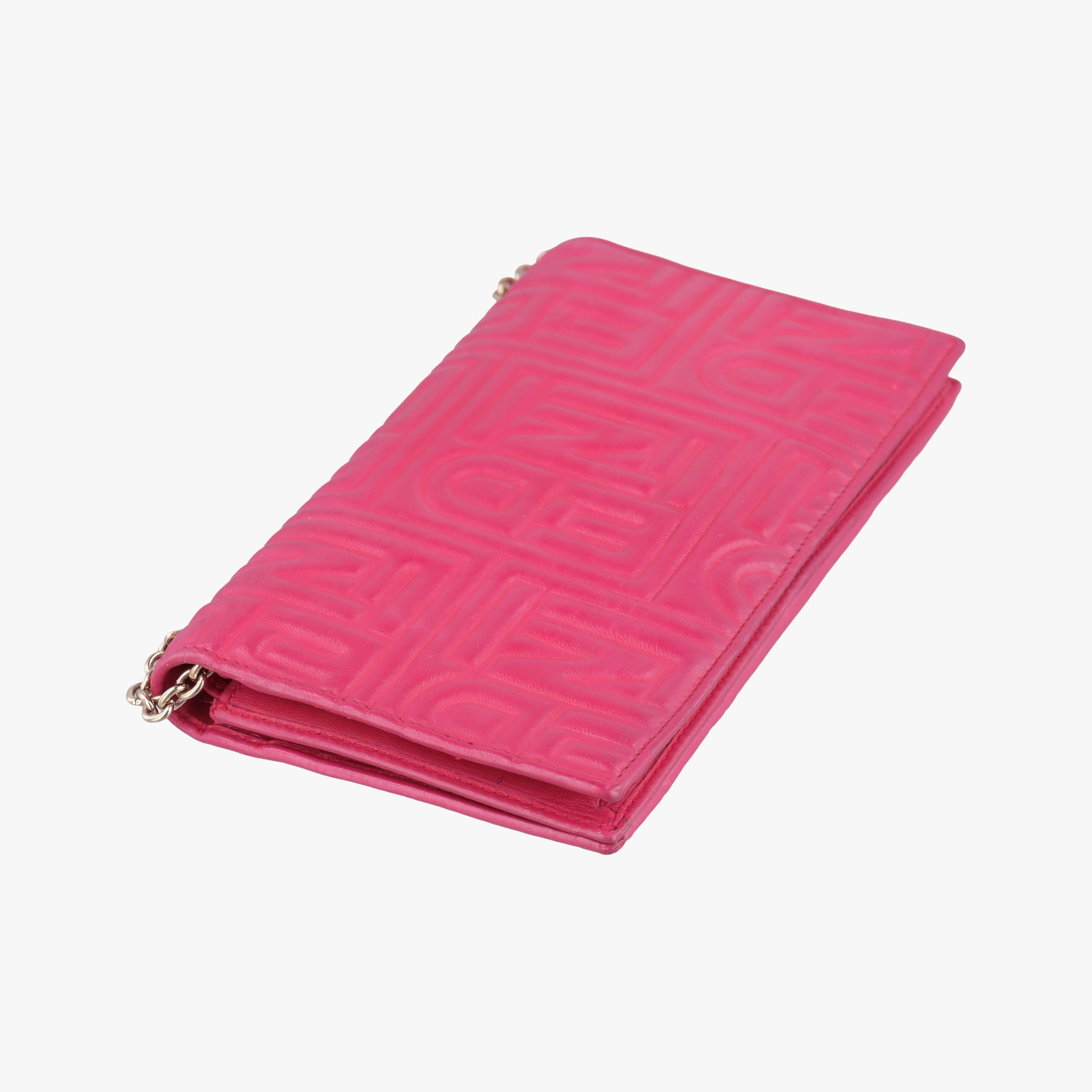 Logo Embossed Rose Leather 8M0219 2401.8M0219-YMY-089ロゴ エンボス ローズ レッド レザー 8M0219 2401.8M0219-YMY-089