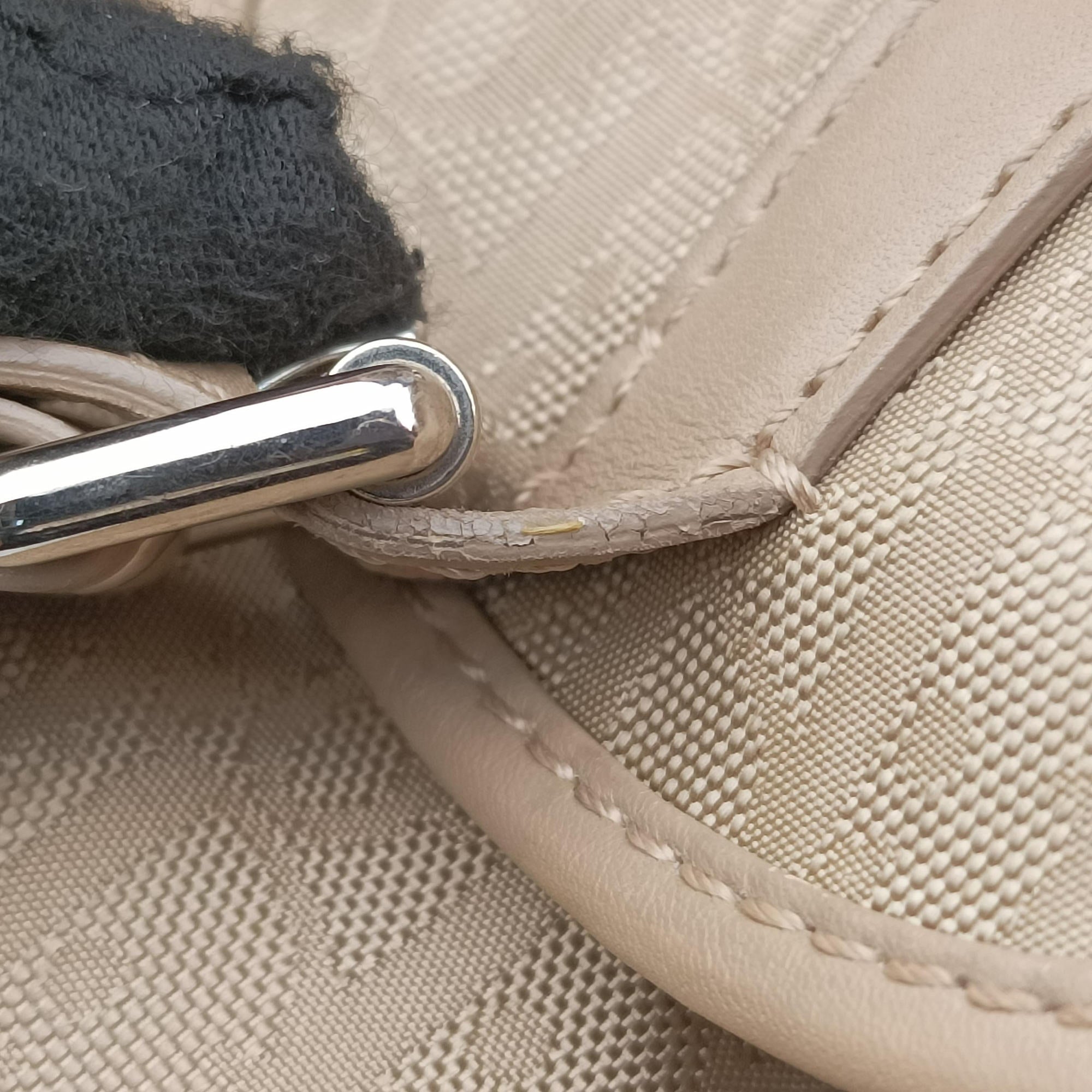 Lovely Trotter khaki Cotton Canvas × Leather 14-BO-0047ラブリー トロッター カーキ コットンキャンバス ×レザー 14-BO-0047