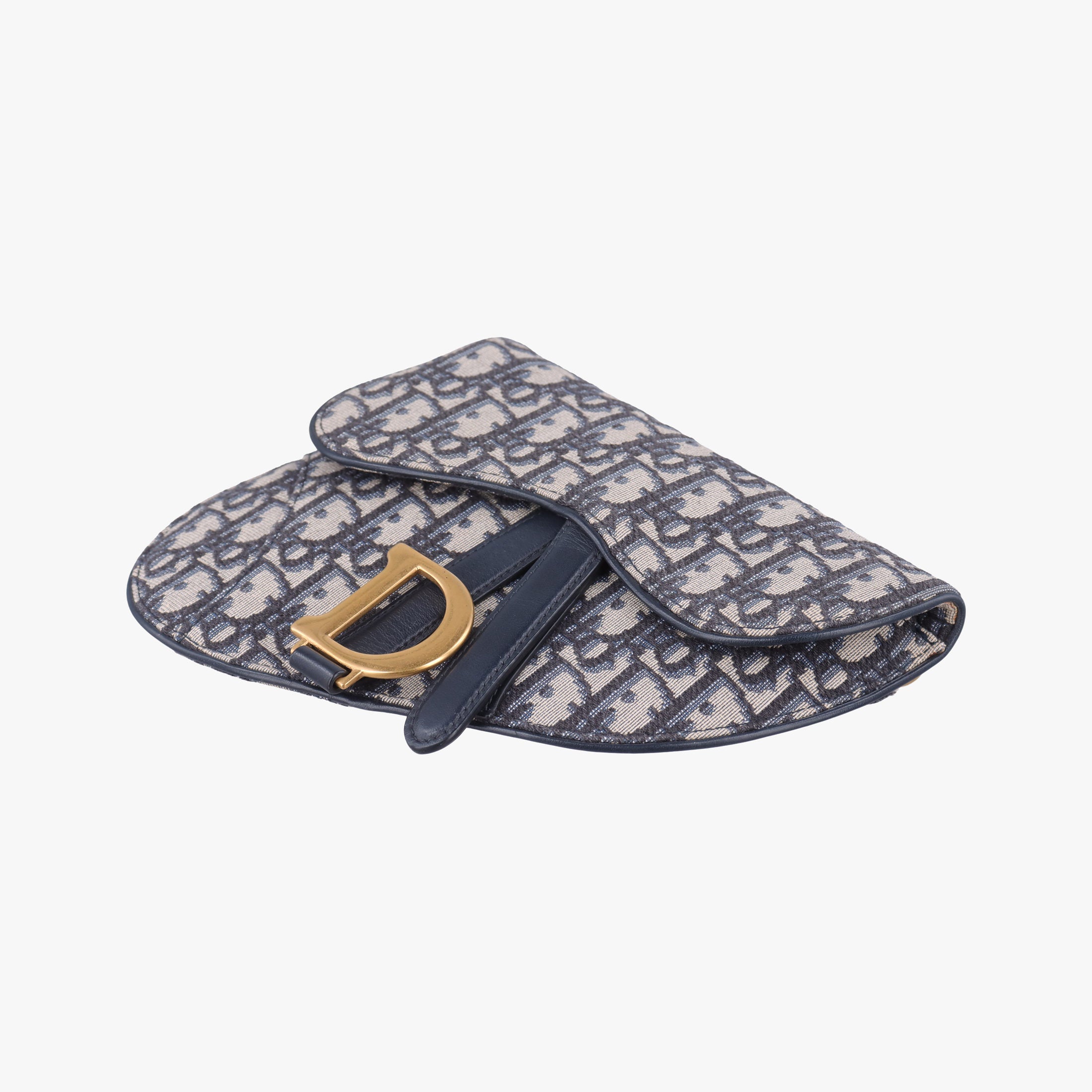 Saddle Navy×Grey Jacquard×Leather 50-MA-0159サドル ネイビー×グレー ジャガード×レザー 50-MA-0159