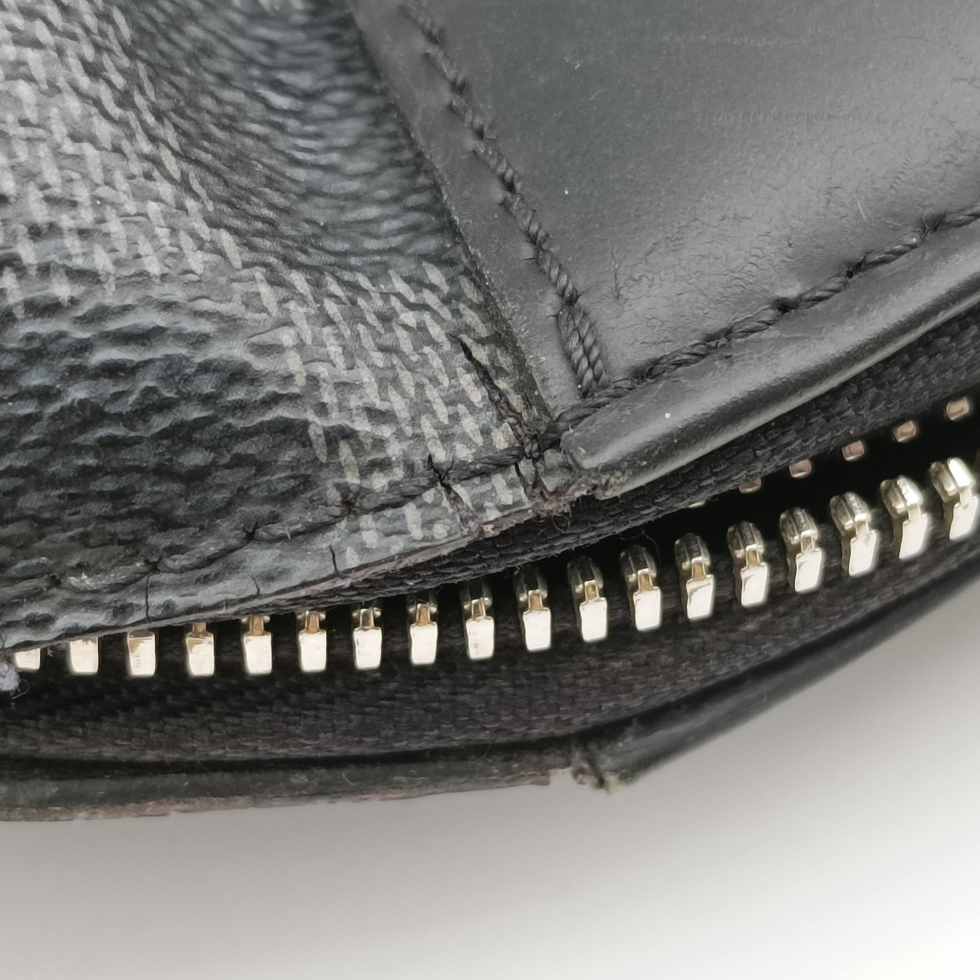 Porte-Documents Jour NM Noir Damier Graphite N48260 MB1156ポルトドキュマンジュール PDJ NM ノワール ダミエ グラフィット N48260 MB1156