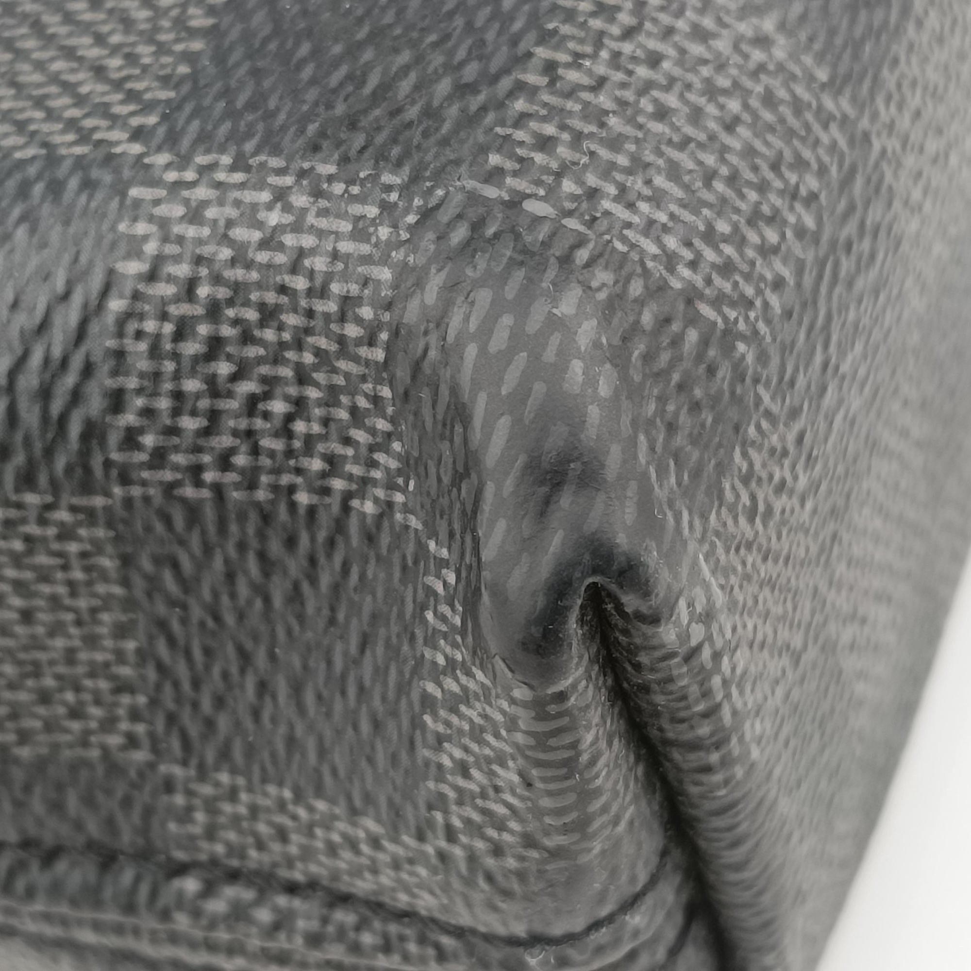 Porte-Documents Jour NM Noir Damier Graphite N48260 MB1156ポルトドキュマンジュール PDJ NM ノワール ダミエ グラフィット N48260 MB1156