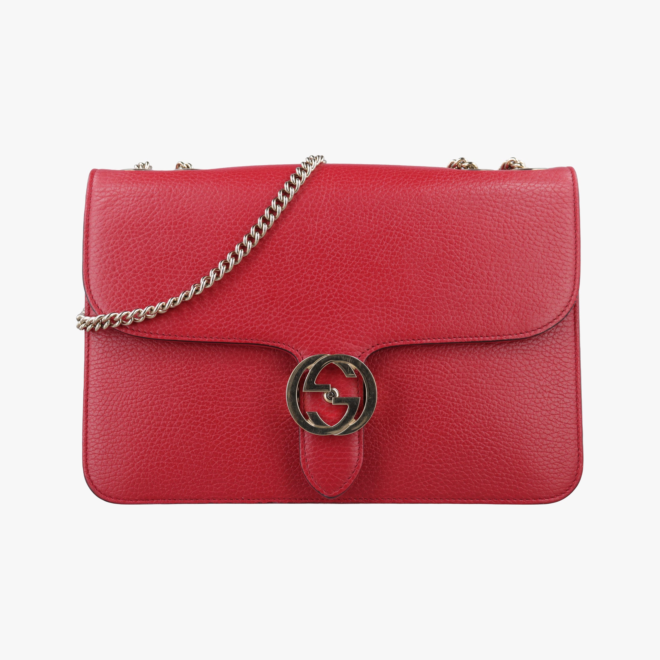 Interlocking G Red Leather 510303 A027362299インターロッキングG レッド レザー 510303 A027362299