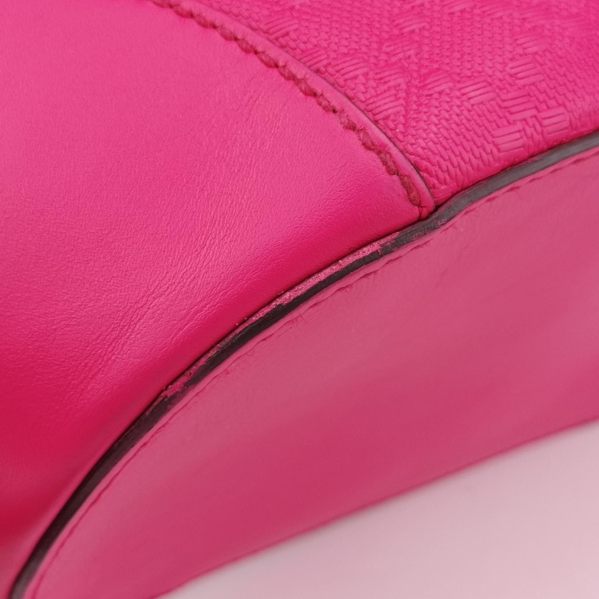 Bright Diamante Bucket Rose Leather 354229 I016087504ブライトディアマンテ バケット ローズ レッド レザー 354229 I016087504