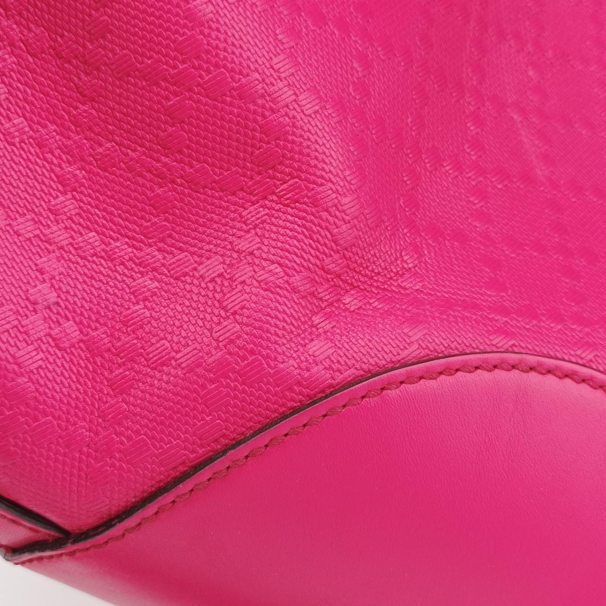 Bright Diamante Bucket Rose Leather 354229 I016087504ブライトディアマンテ バケット ローズ レッド レザー 354229 I016087504