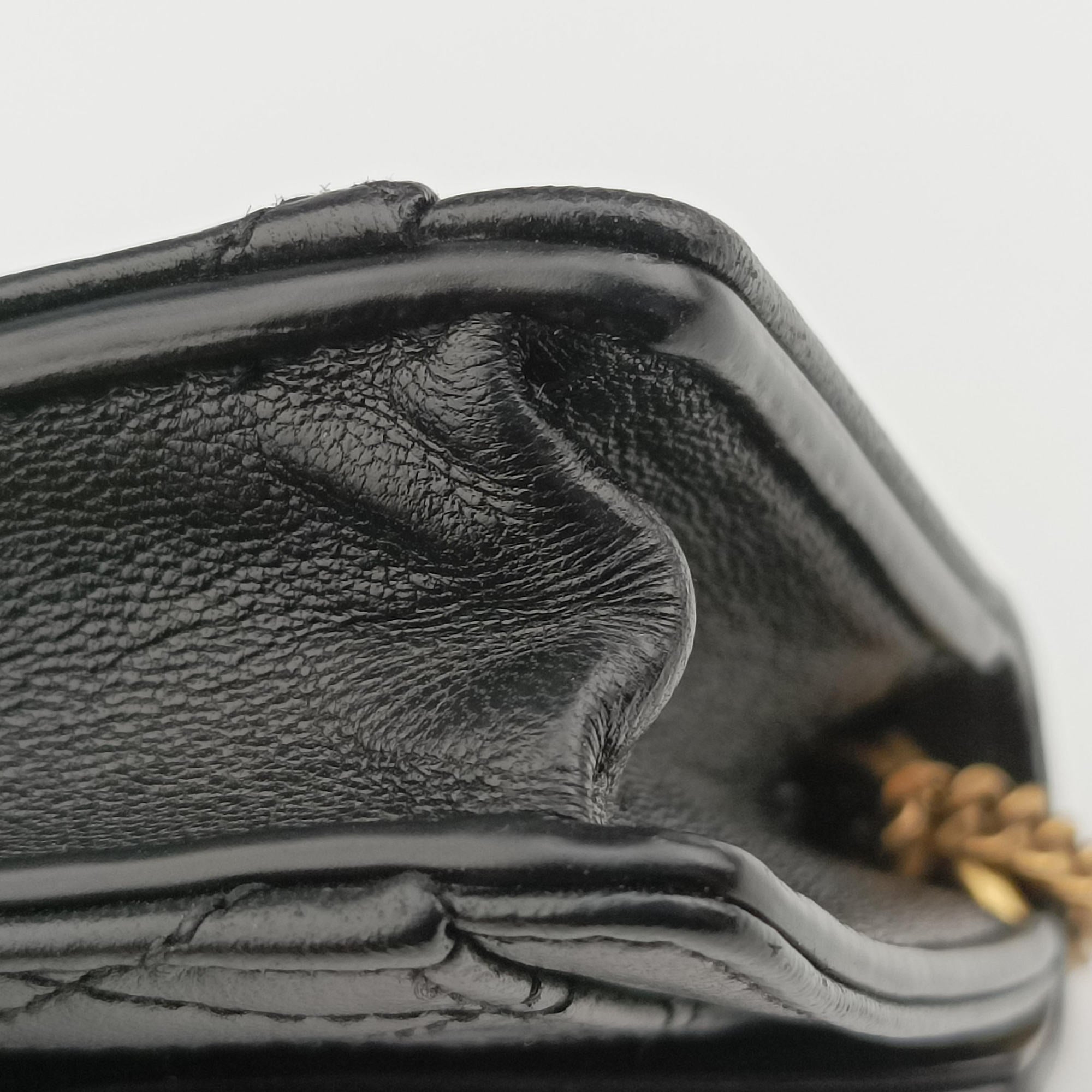 Gabby Micro Black Leather 685612 8ND685612.1221ゲイビー マイクロ ブラック レザー 685612 8ND685612.1221