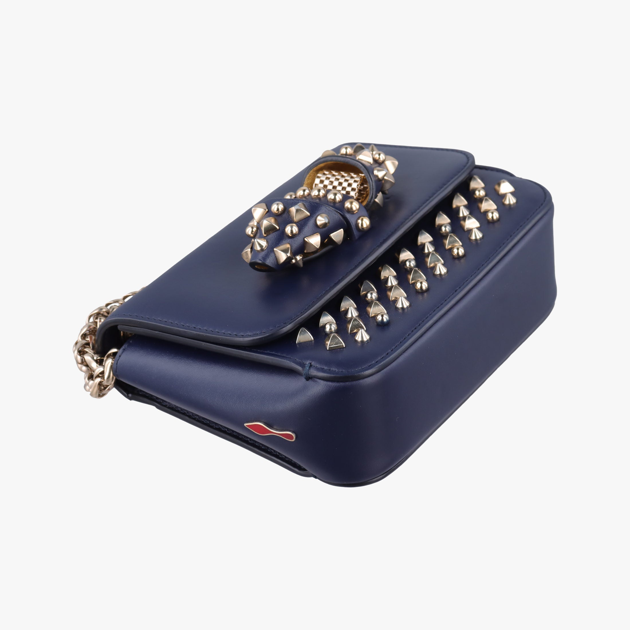 Night Tudor Spikes Small Sweet Charity Blue Leather ナイトチューダースパイクススモールスイートチャリティ ブルー レザー