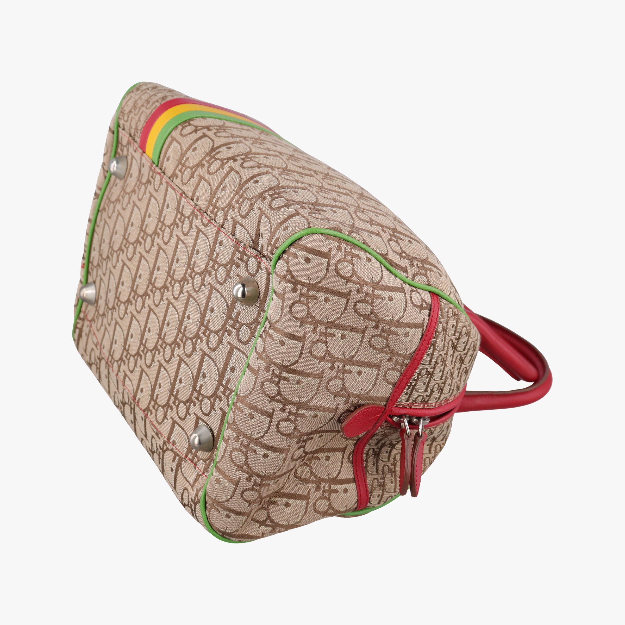 Rasta Trotter beige×Multicolour Canvas × Leather 08RU 0074ラスタ トロッター ベージュ×マルチカラー キャンバス × レザー 08RU 0074