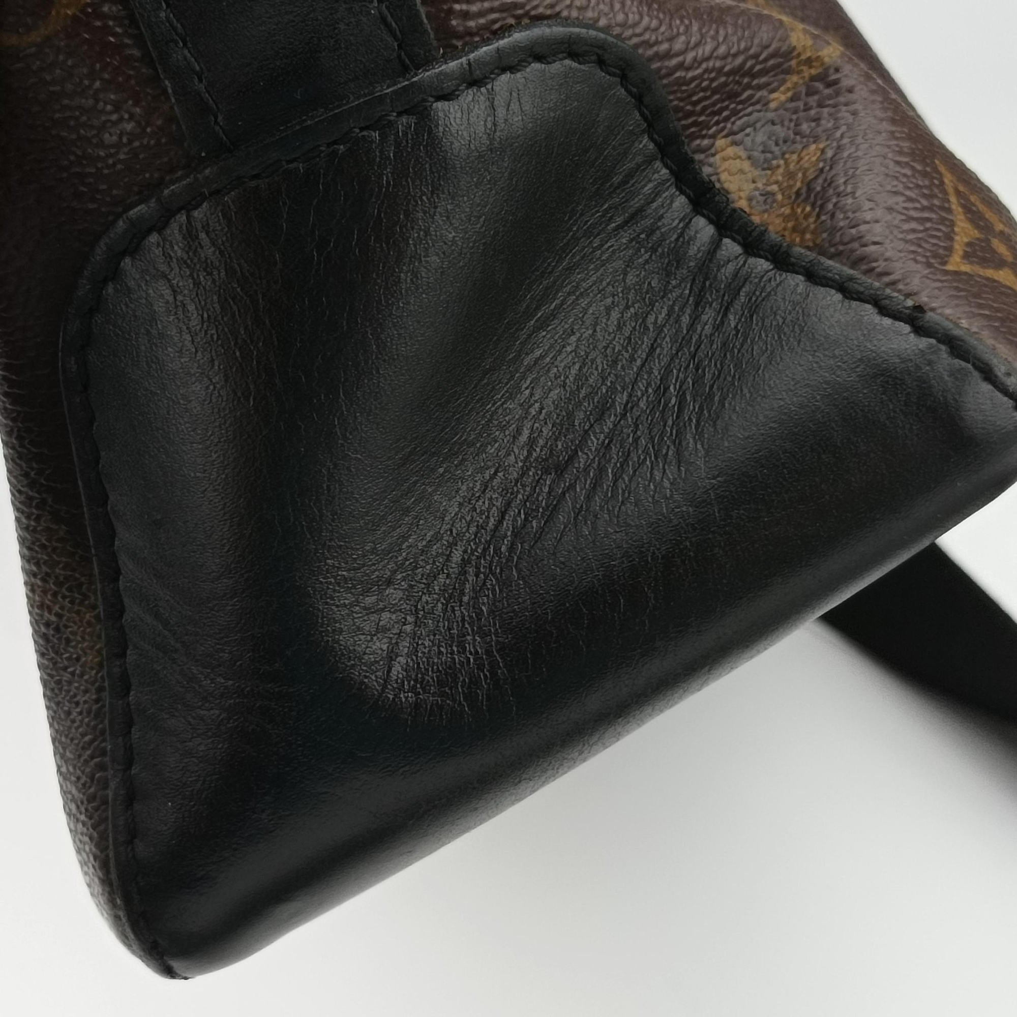 TORRES brown×black Monogram Macassar×calf leather M40387 SR4180トーレス モノグラム/ブラウン×ブラック モノグラムマカサー×カーフレザー M40387 SR4180