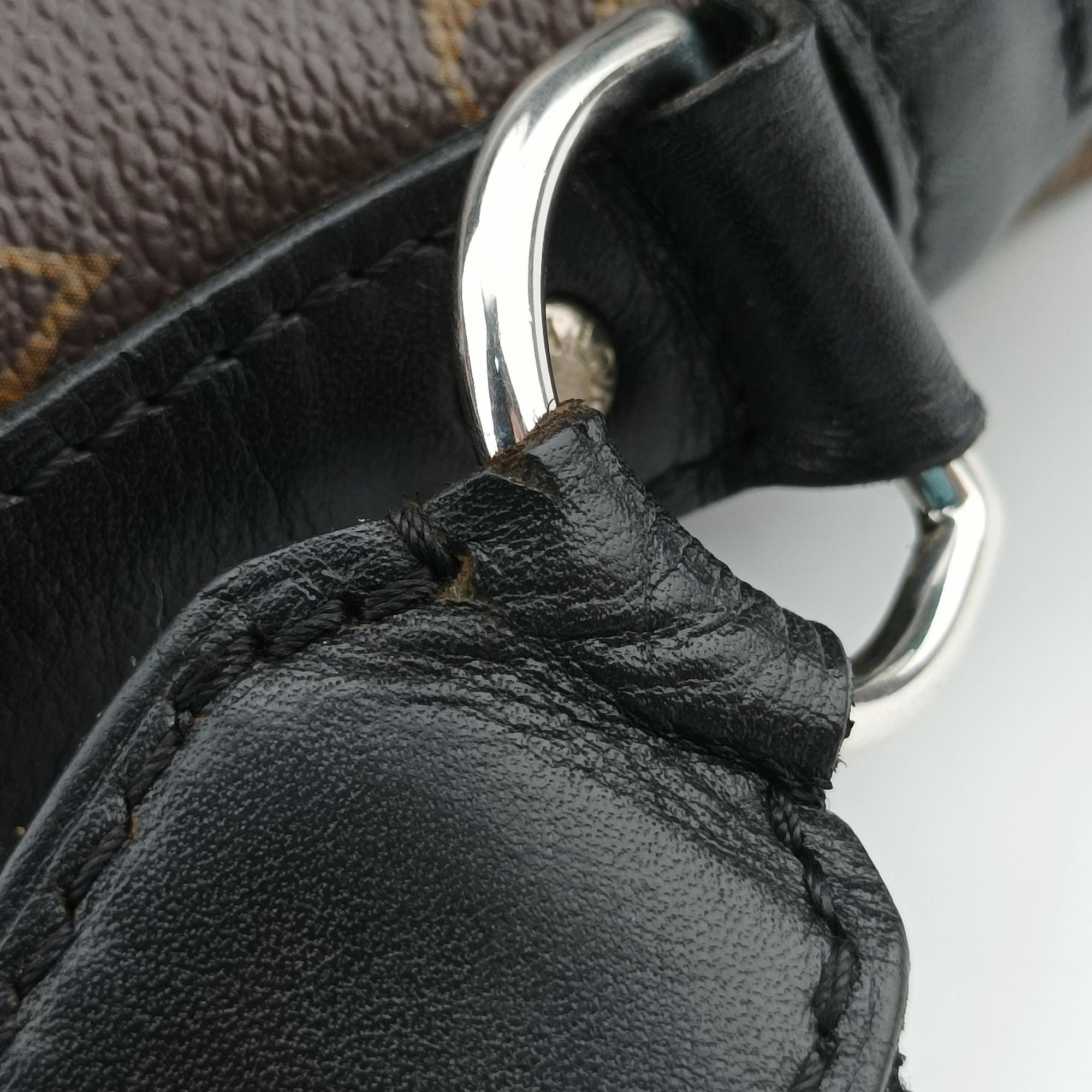 TORRES brown×black Monogram Macassar×calf leather M40387 SR4180トーレス モノグラム/ブラウン×ブラック モノグラムマカサー×カーフレザー M40387 SR4180