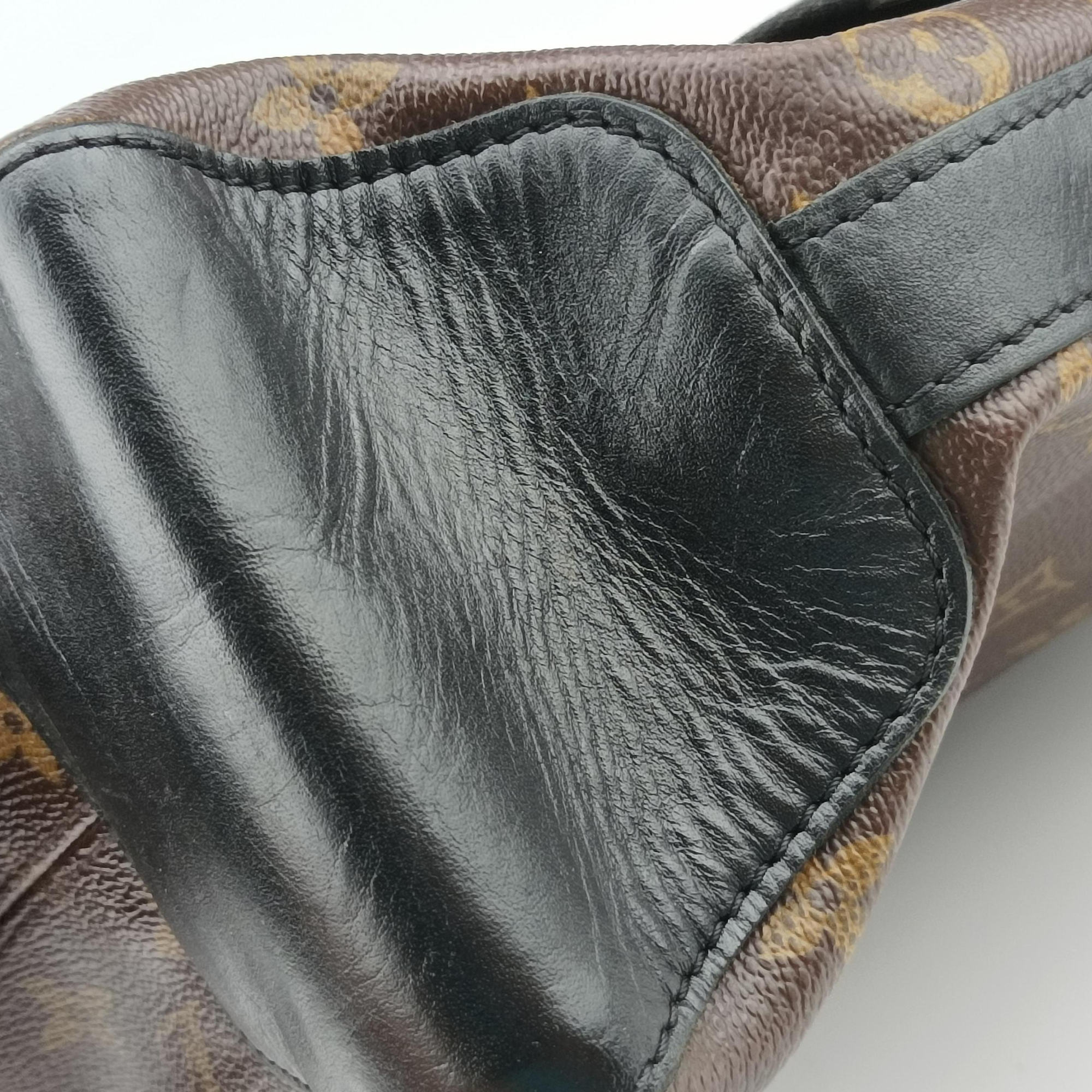 TORRES brown×black Monogram Macassar×calf leather M40387 SR4180トーレス モノグラム/ブラウン×ブラック モノグラムマカサー×カーフレザー M40387 SR4180