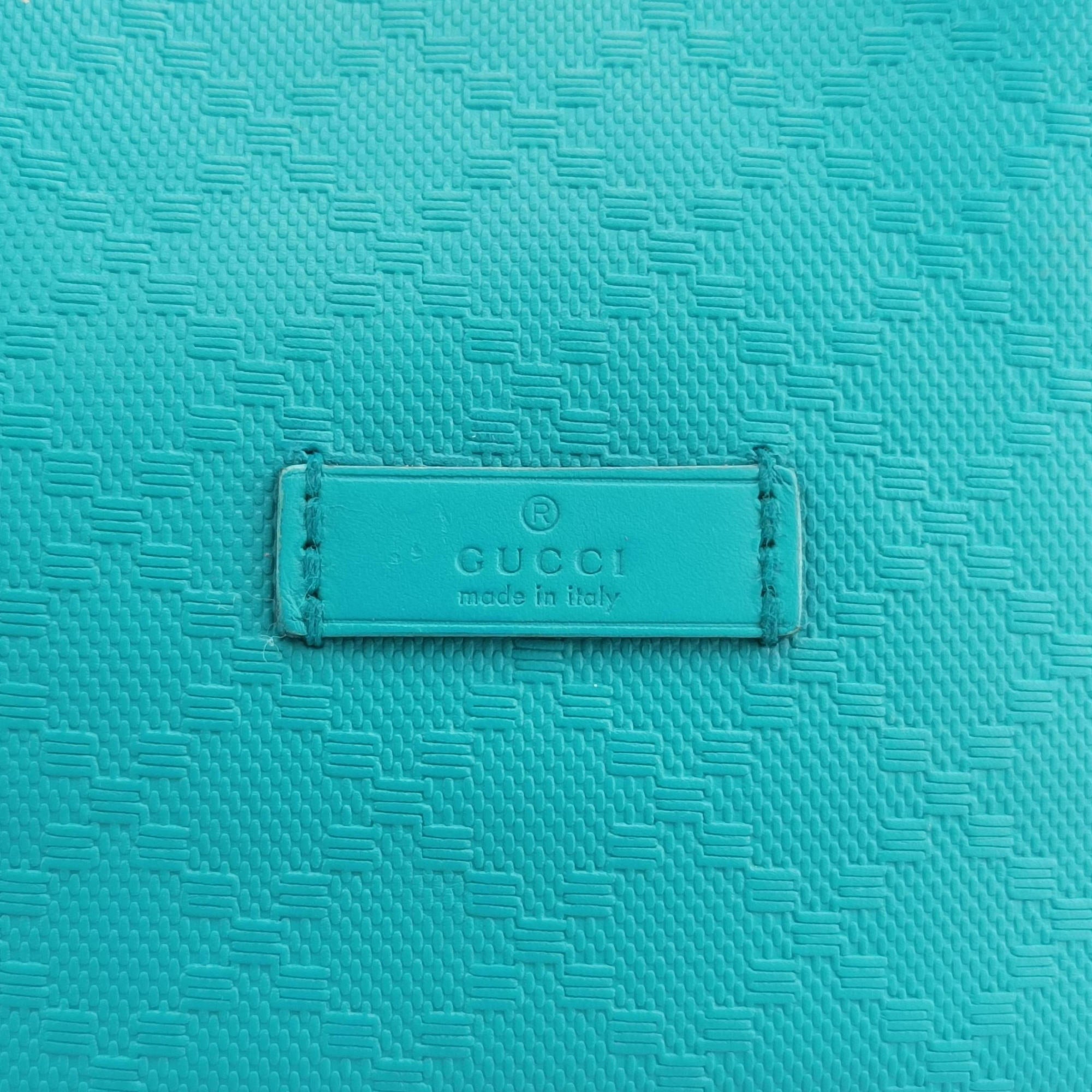 Bright Diamante Bucket Blue Leather 354229 D016461354ブライトディアマンテ バケット ブルー レザー 354229 D016461354