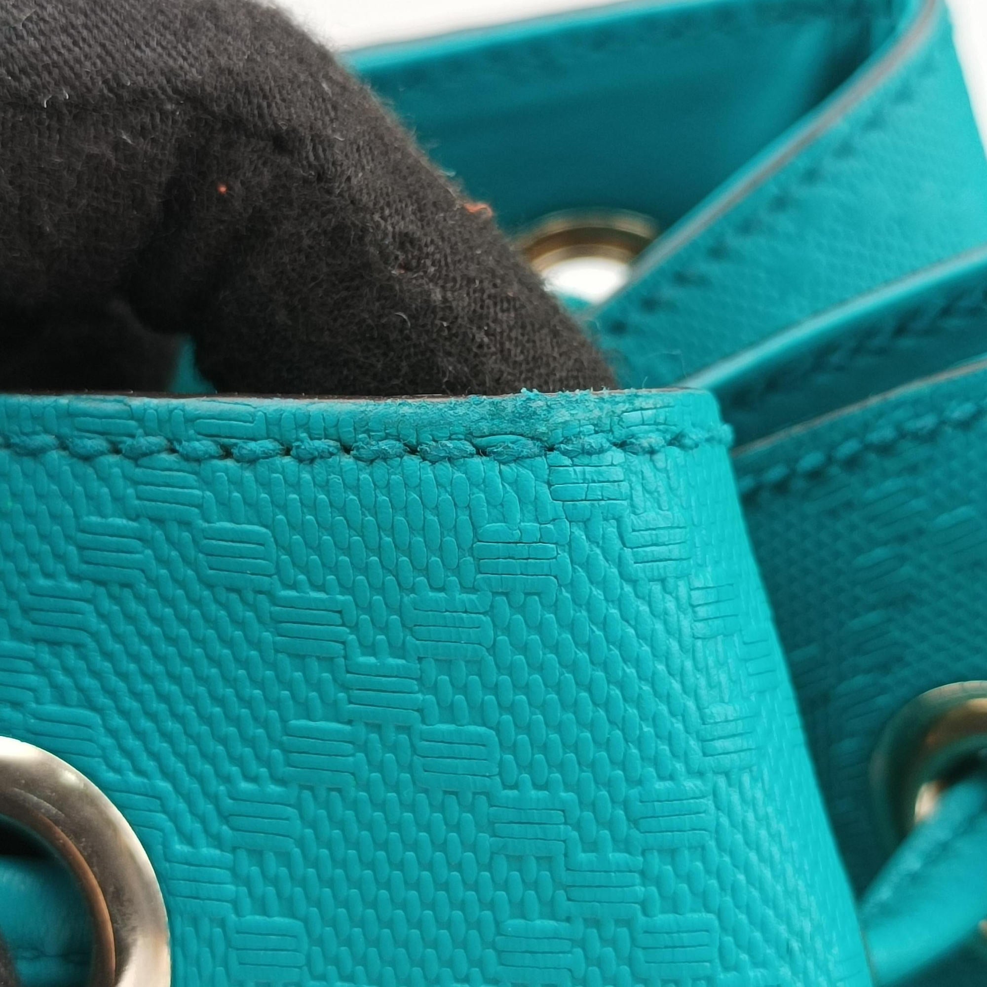 Bright Diamante Bucket Blue Leather 354229 D016461354ブライトディアマンテ バケット ブルー レザー 354229 D016461354