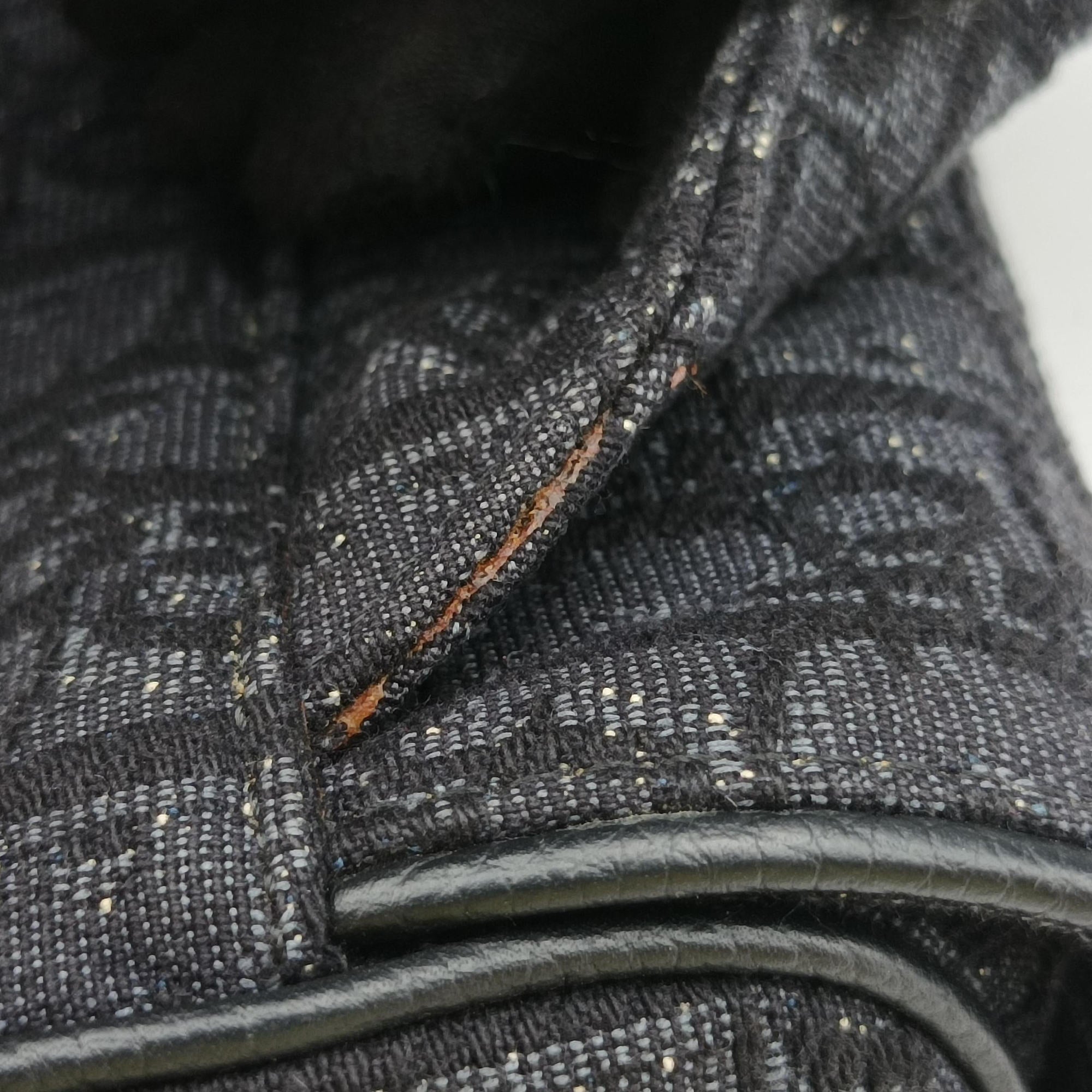 Saddle Black Jacquard×Leather 1ADPO093YKY 19-BO-0159サドル ブラック ジャガード×レザー 1ADPO093YKY 19-BO-0159