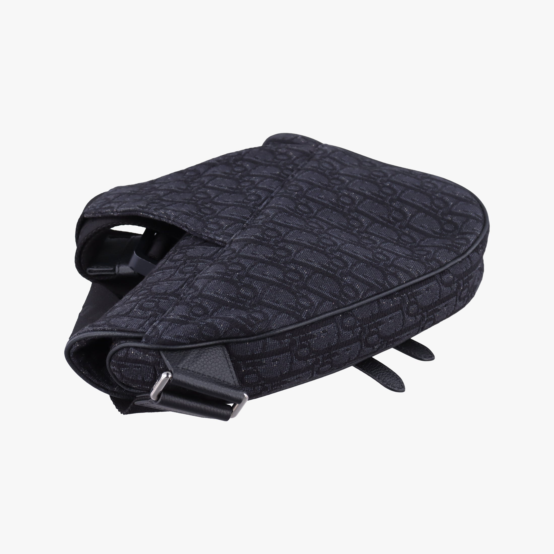 Saddle Black Jacquard×Leather 1ADPO093YKY 19-BO-0159サドル ブラック ジャガード×レザー 1ADPO093YKY 19-BO-0159