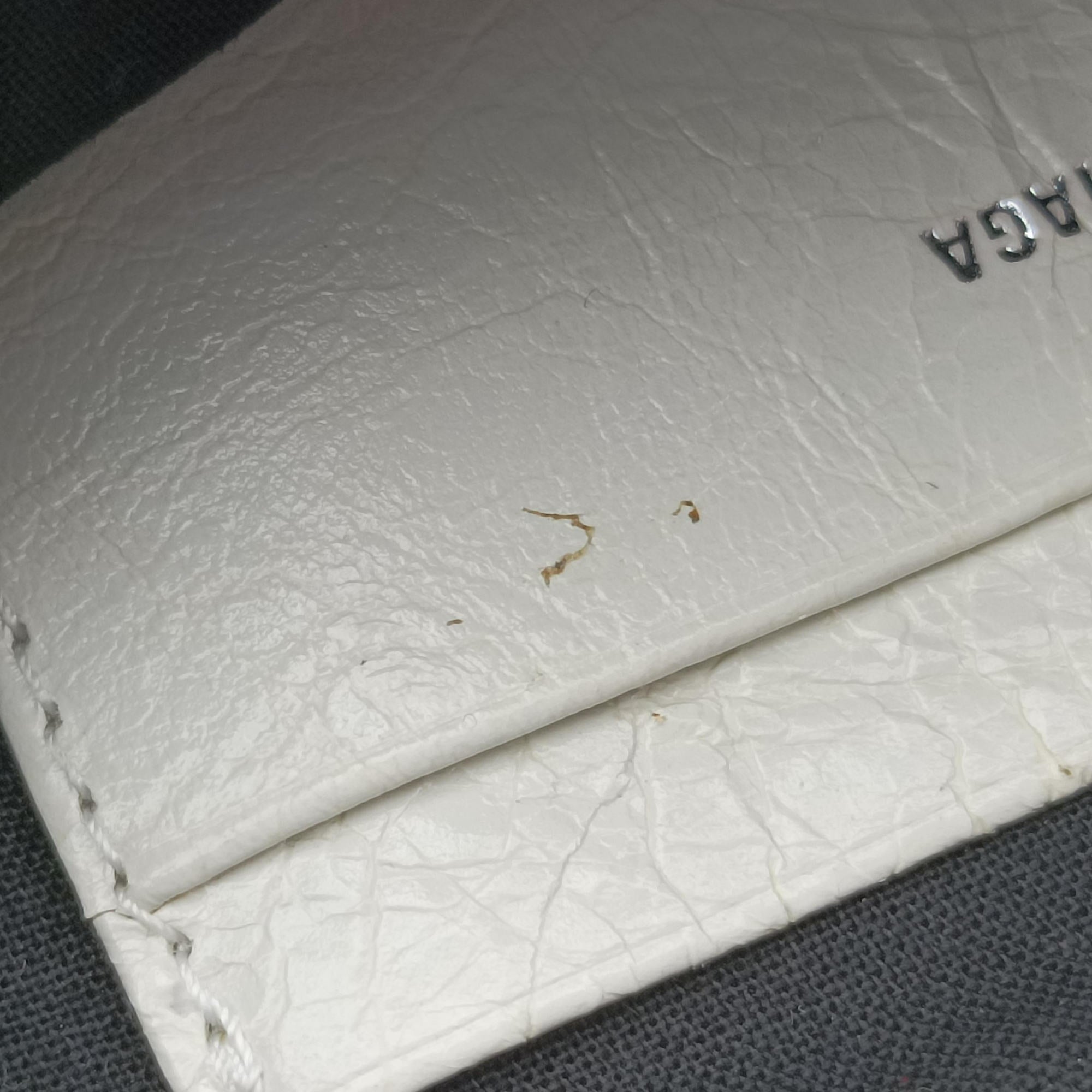 Le Cagole Heart Mini White lambskin 722781.9104.P.584046ル カゴーレ ハートミニ ホワイト ラムスキン 722781.9104.P.584046